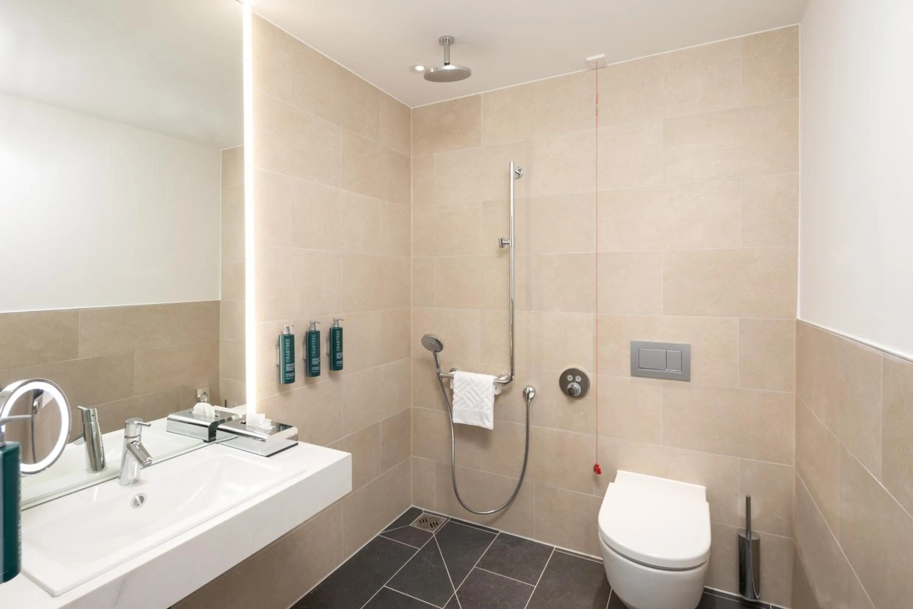 Shower in Hilton Heidelberg