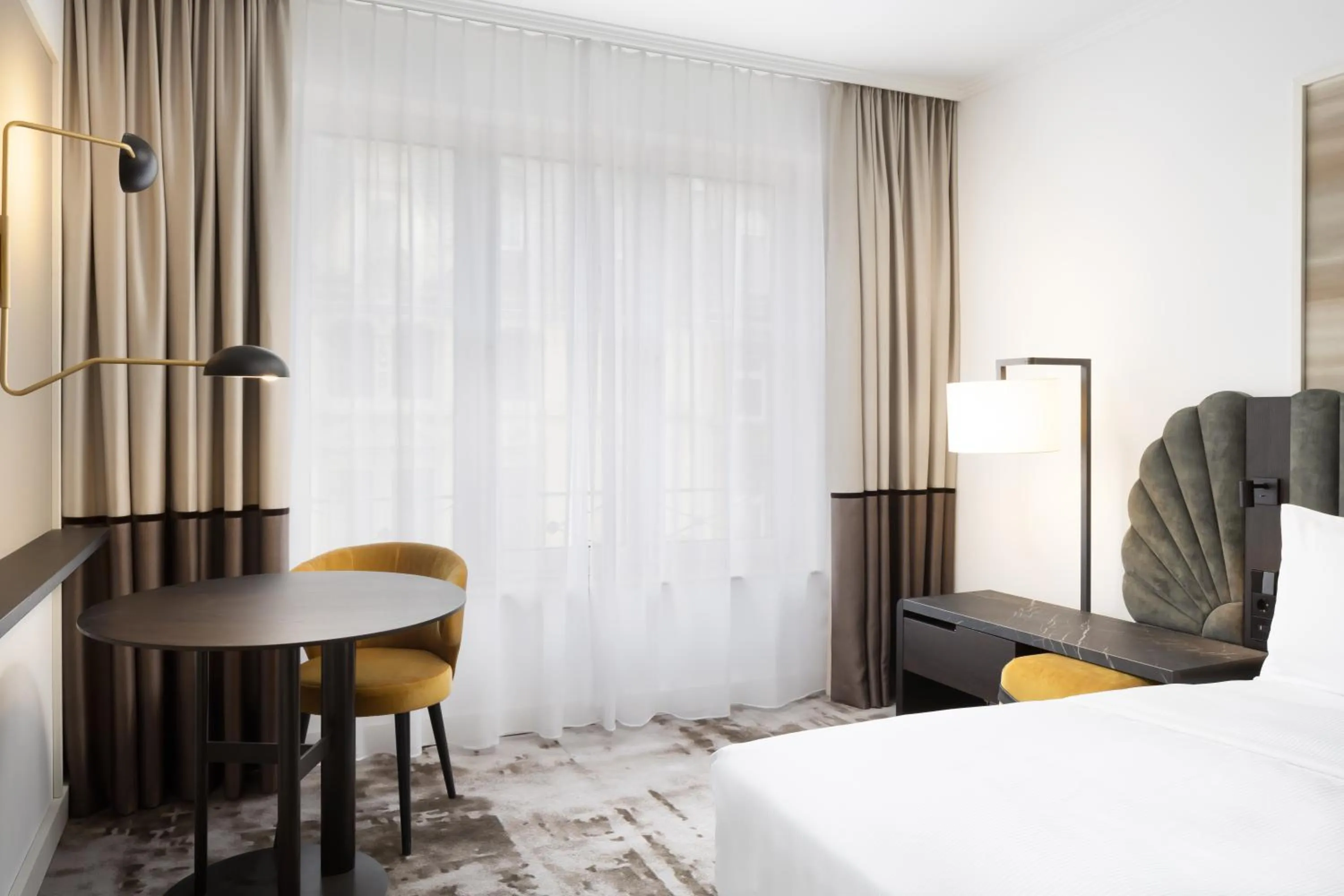 Bed in Hilton Heidelberg