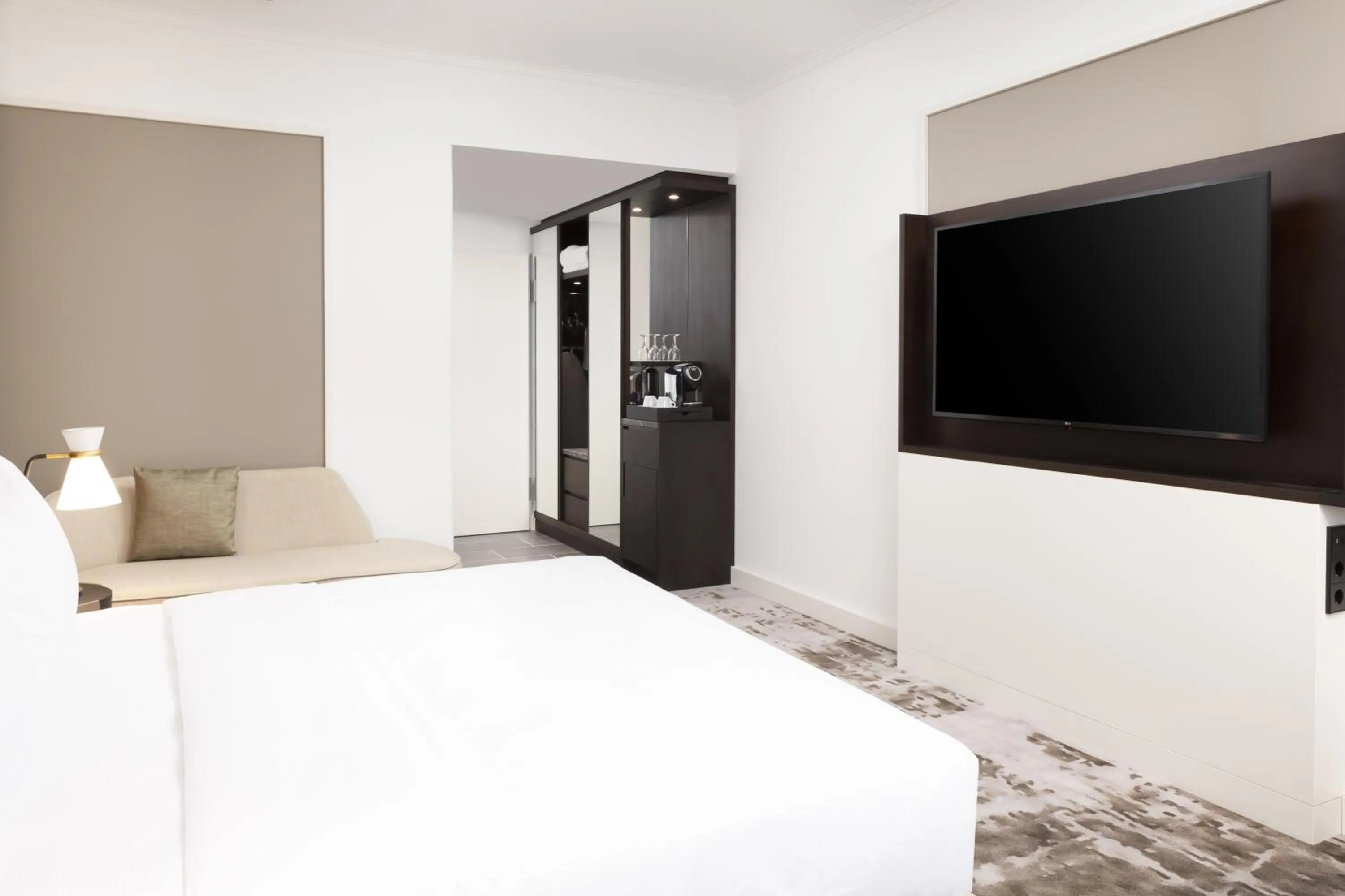 Bed in Hilton Heidelberg