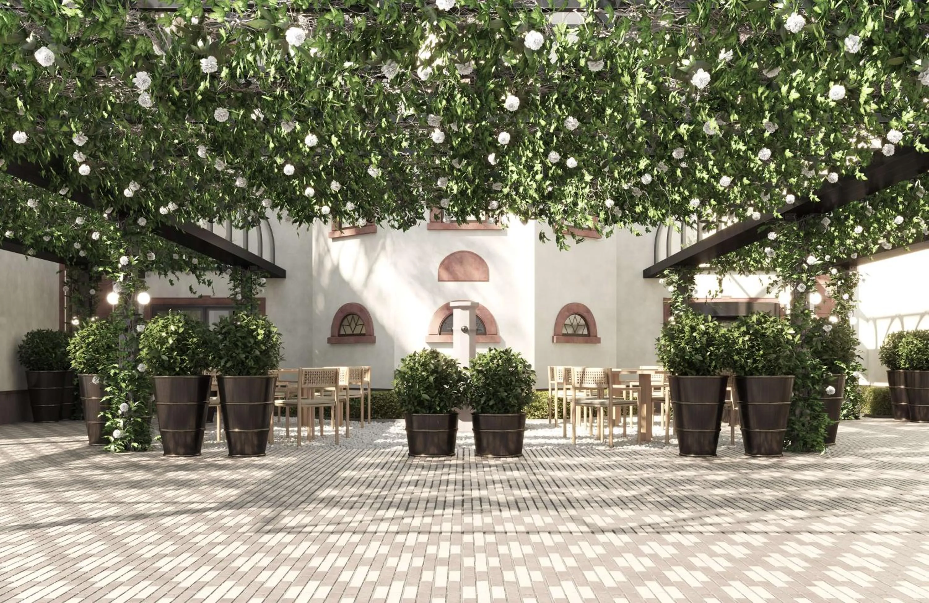 Inner courtyard view, Property Building in Crowne Plaza Heidelberg City Centre