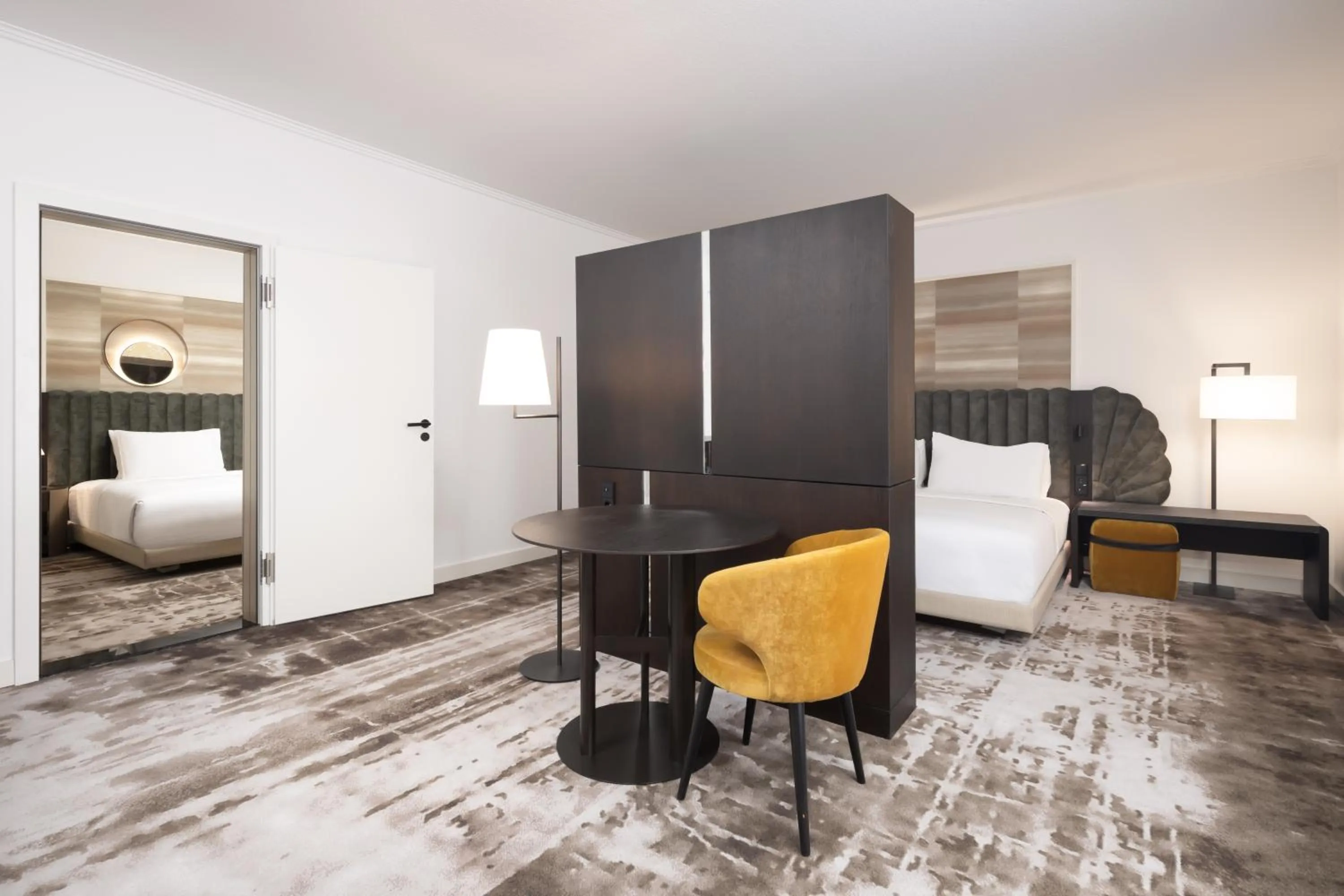 Bed in Hilton Heidelberg