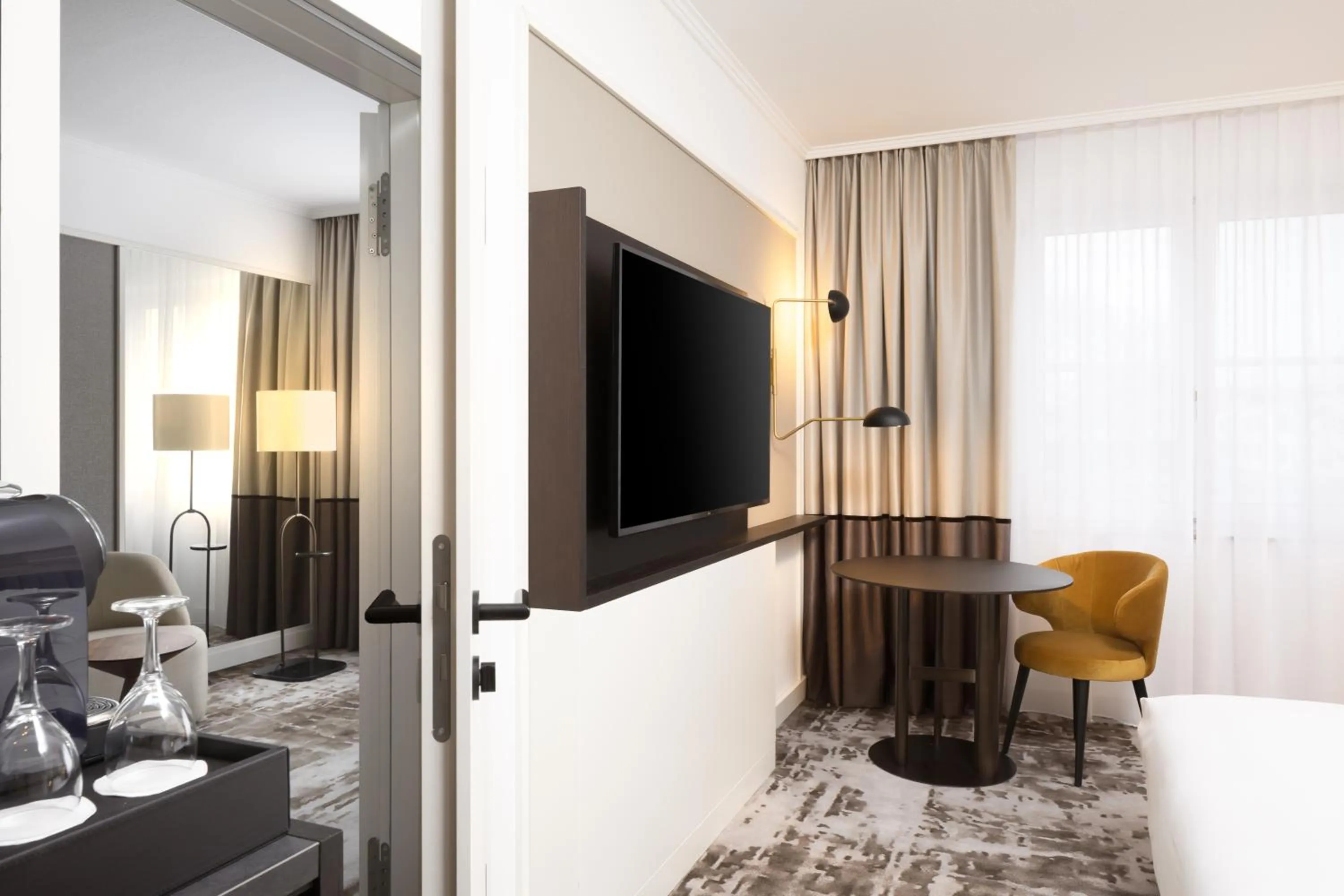 Bed in Hilton Heidelberg