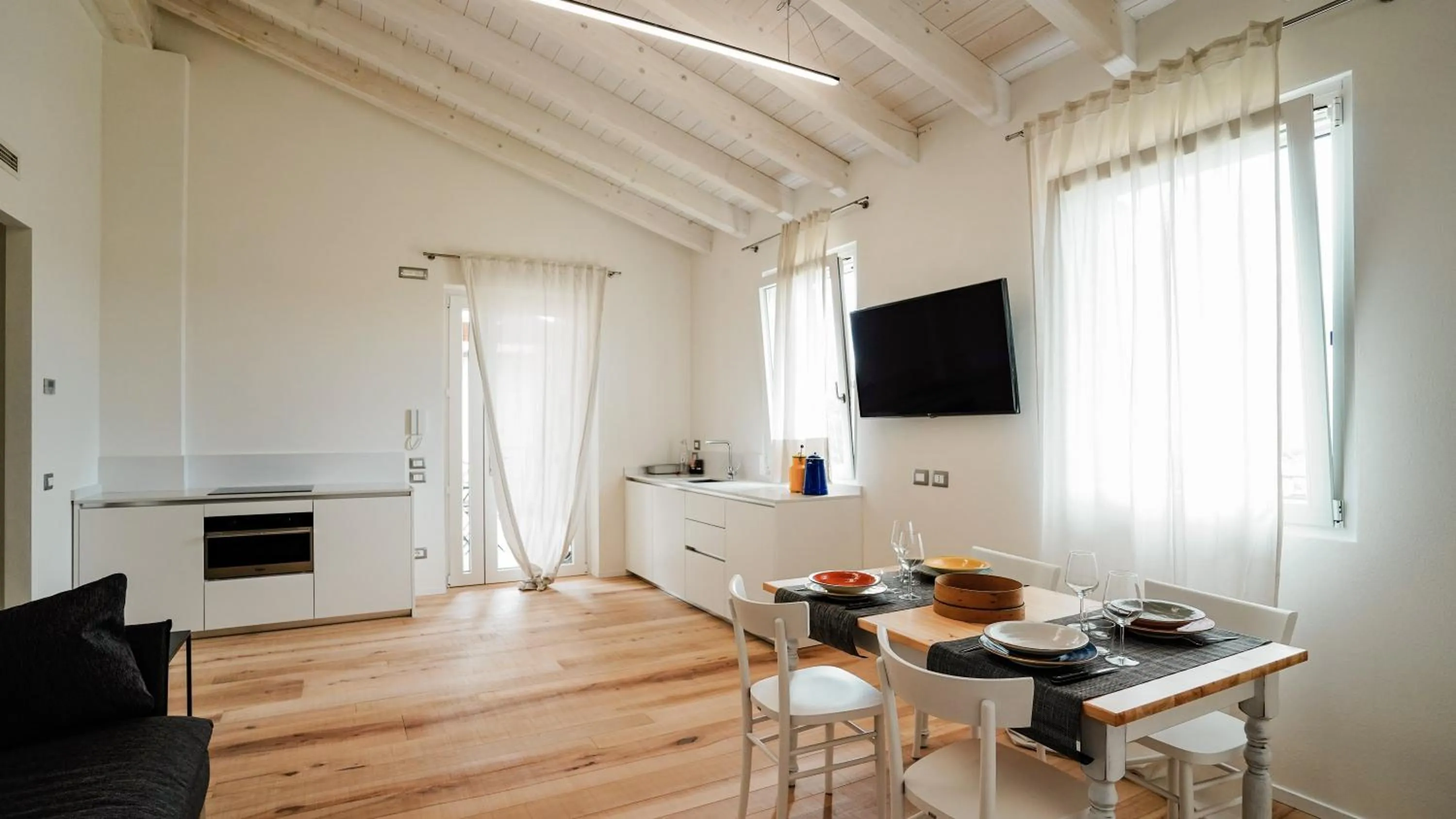 TV and multimedia in Casa Olivi Apartments