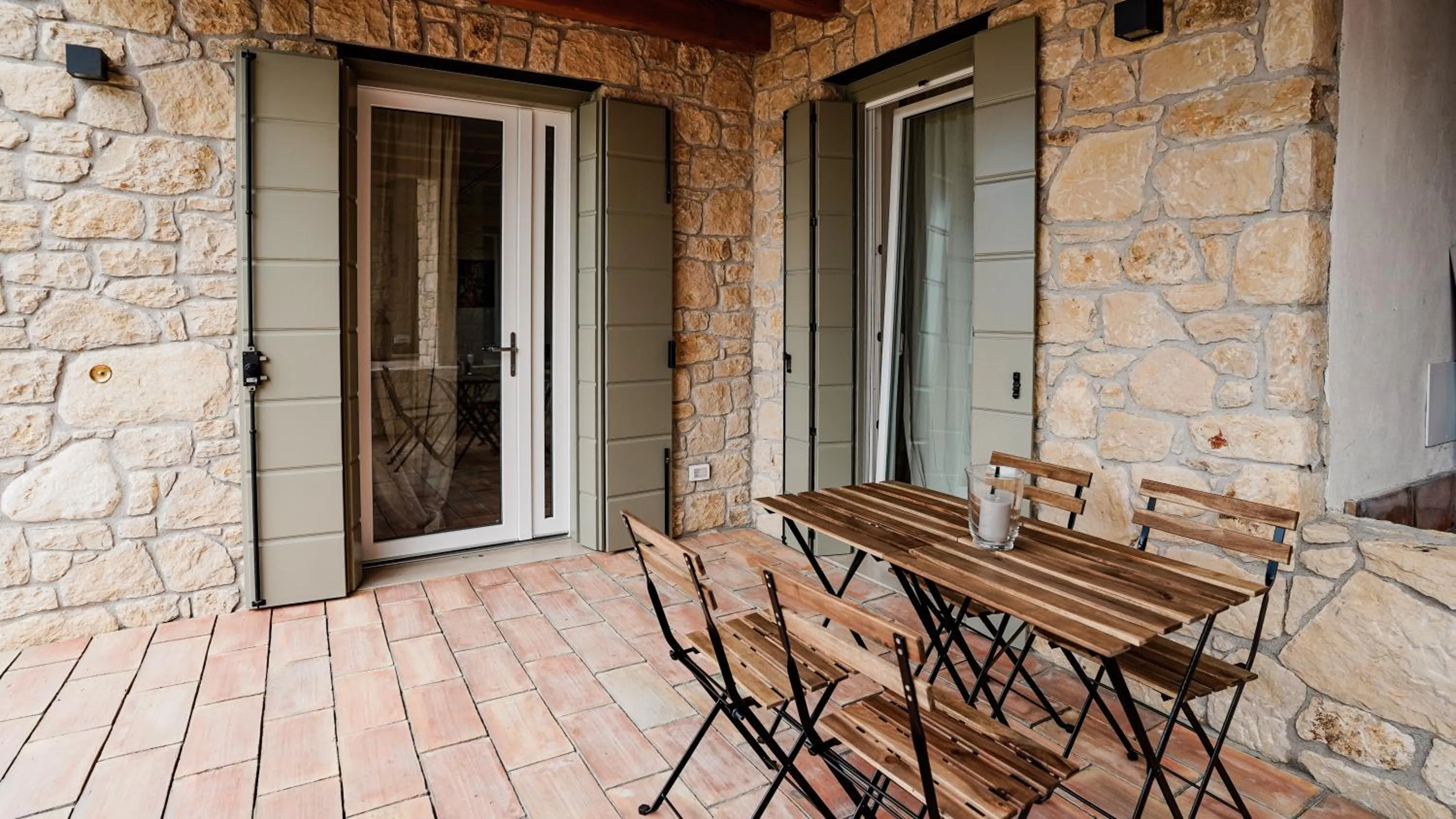 Patio in Casa Olivi Apartments