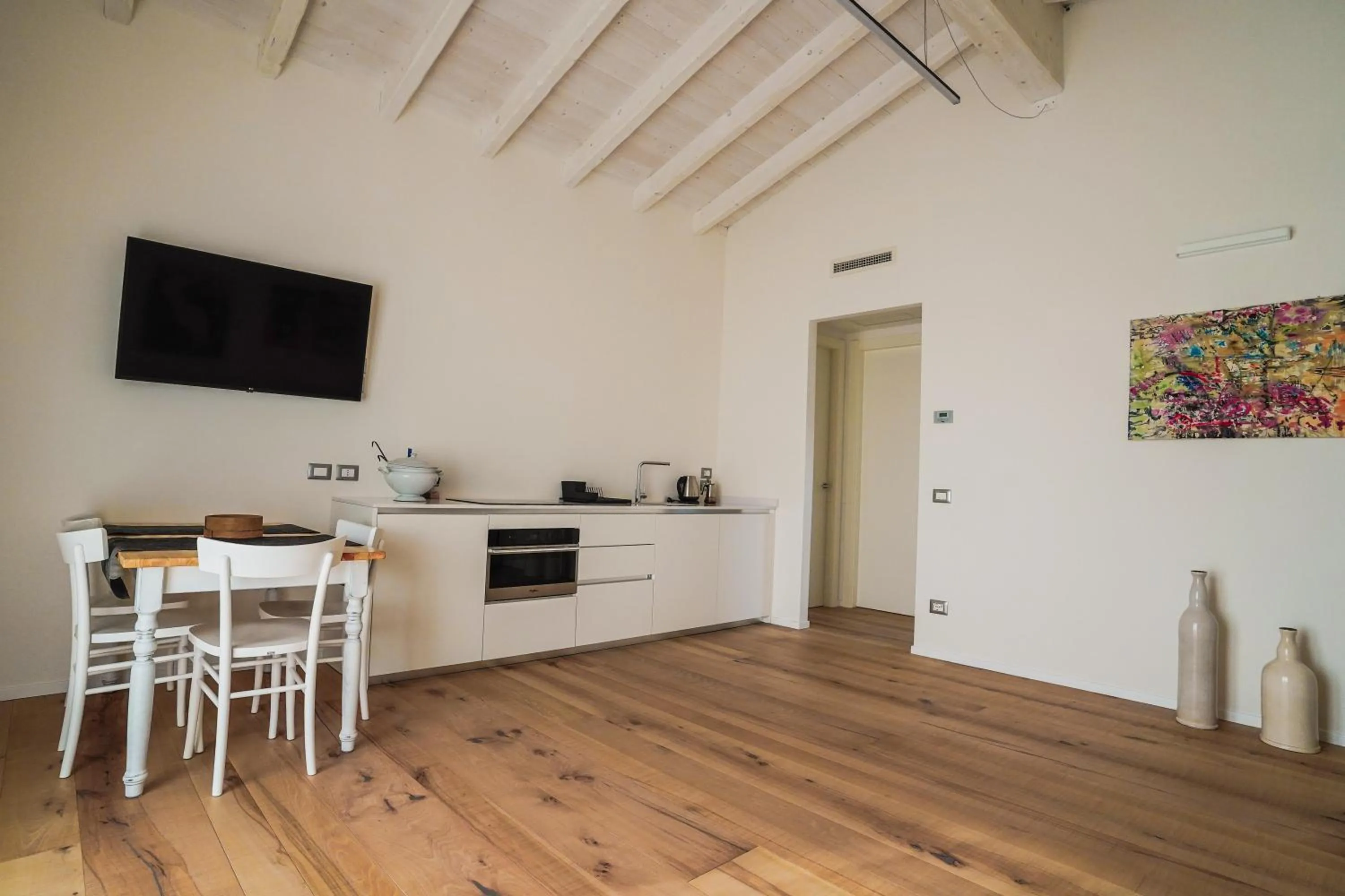 TV and multimedia in Casa Olivi Apartments