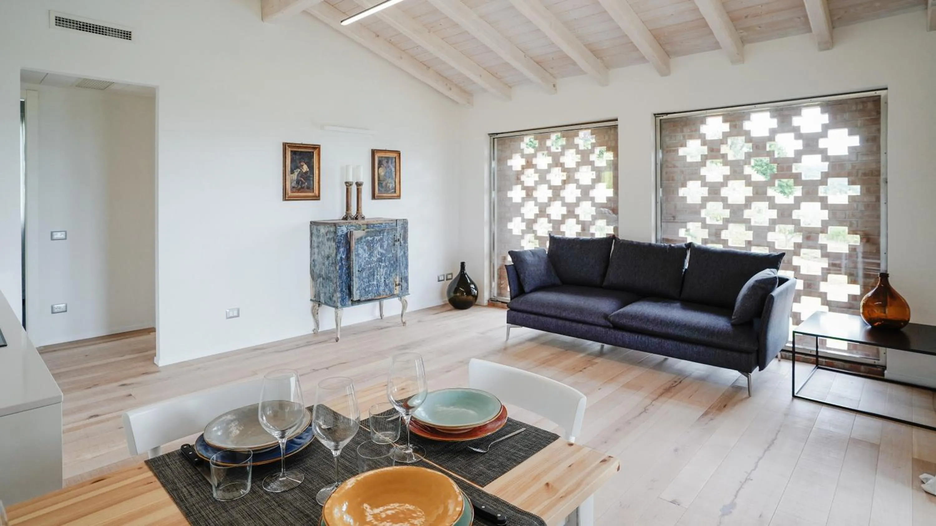 Living room in Casa Olivi Apartments