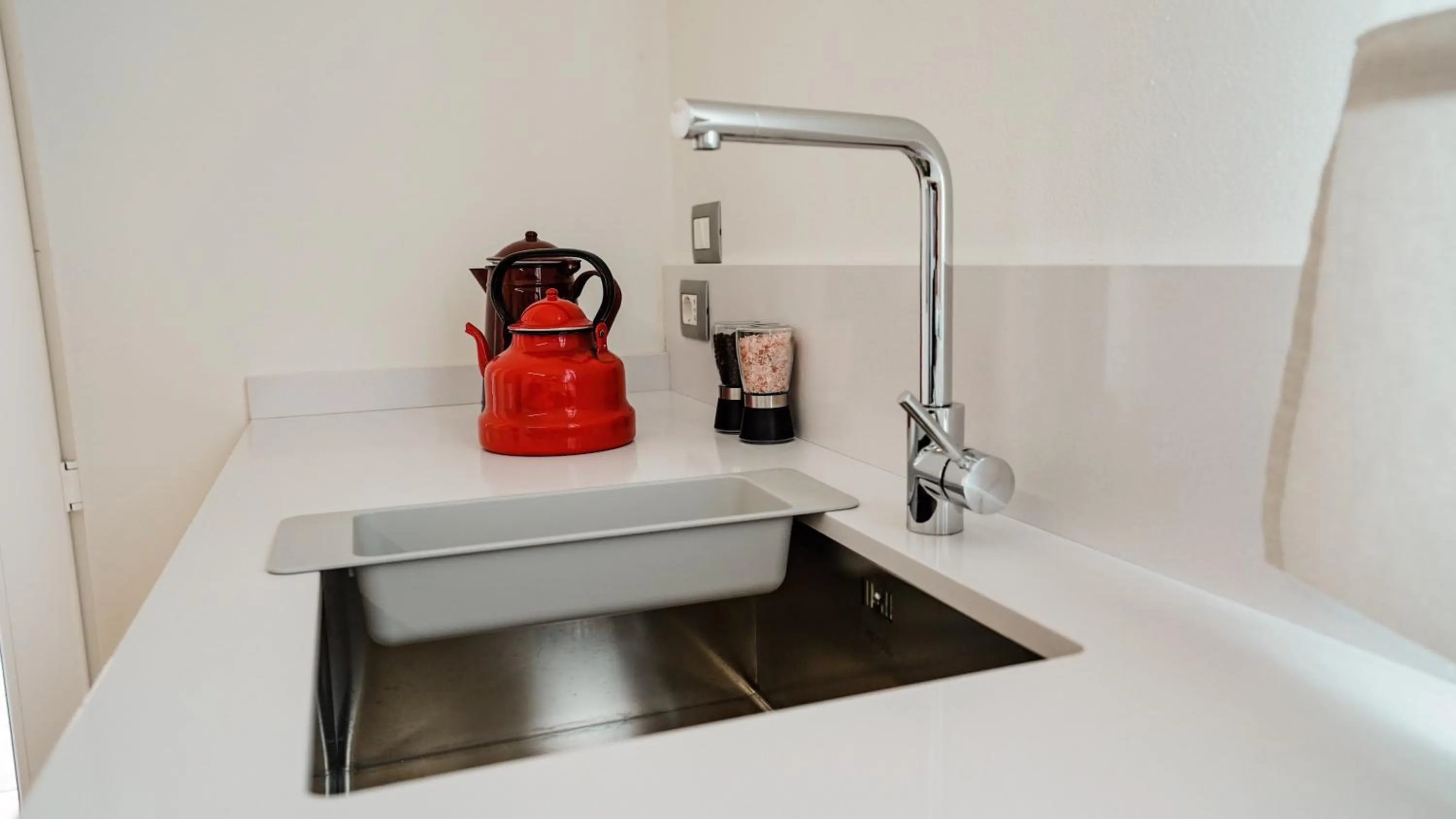 Kitchen or kitchenette in Casa Olivi Apartments