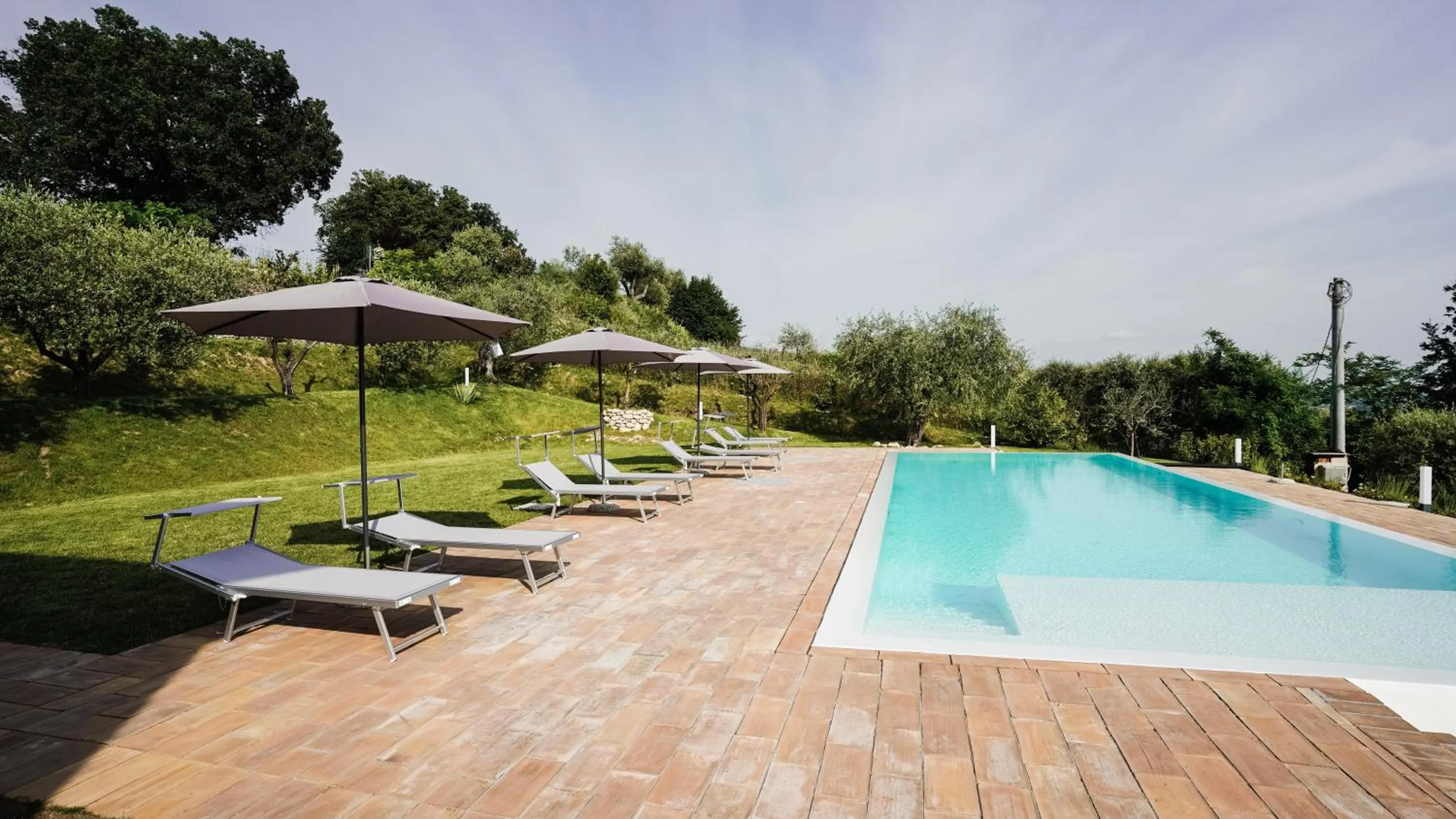 Swimming pool in Casa Olivi Apartments