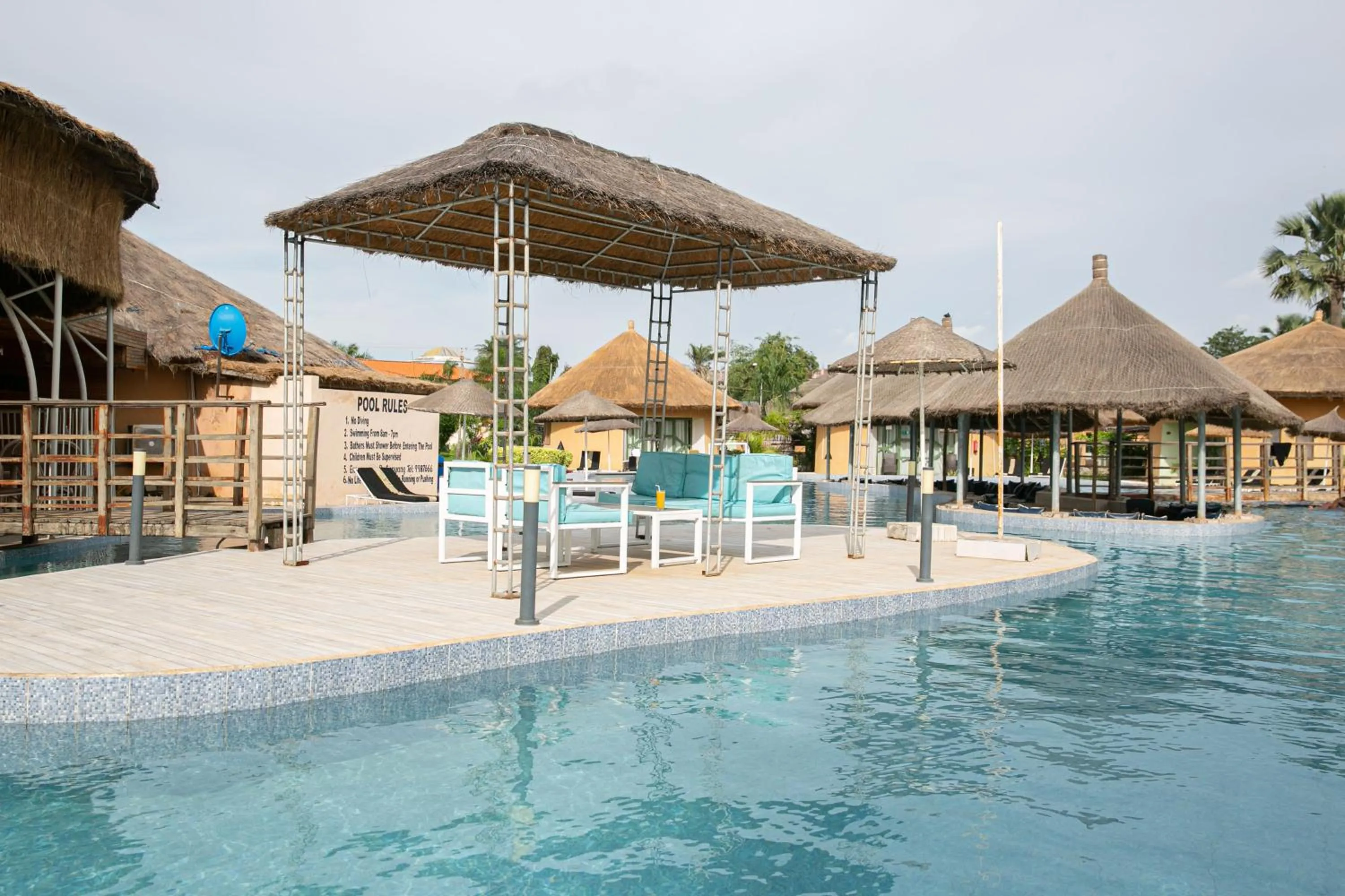 Swimming pool in Bamboo Village Resort