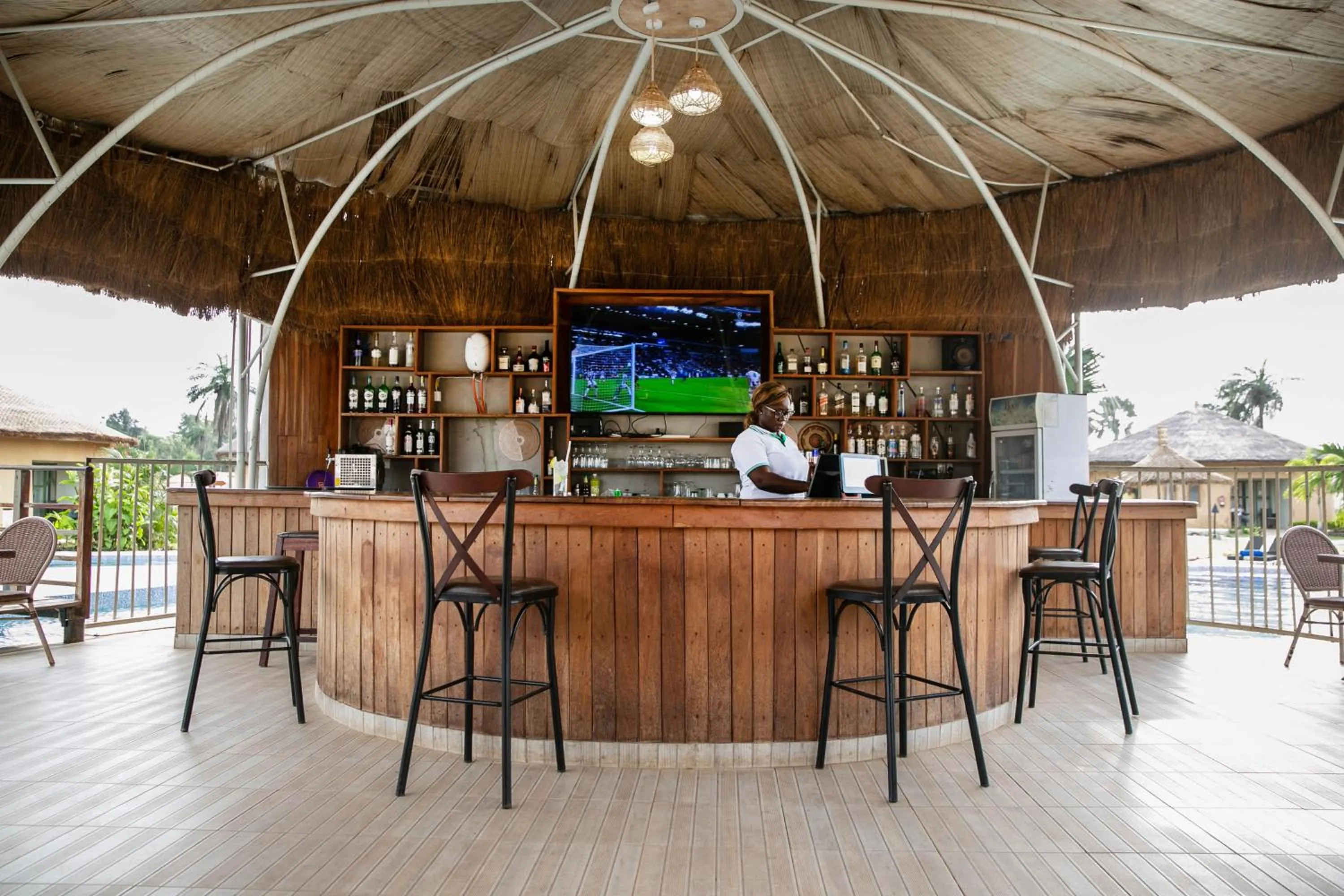 Lounge or bar in Bamboo Village Resort