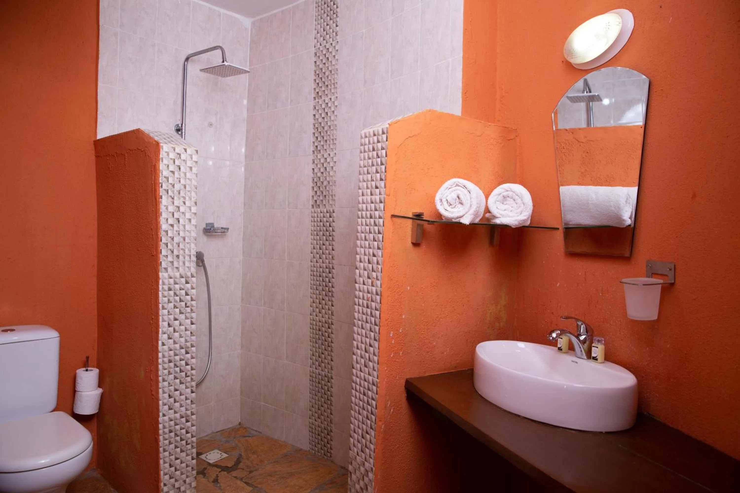 Shower in Bamboo Village Resort