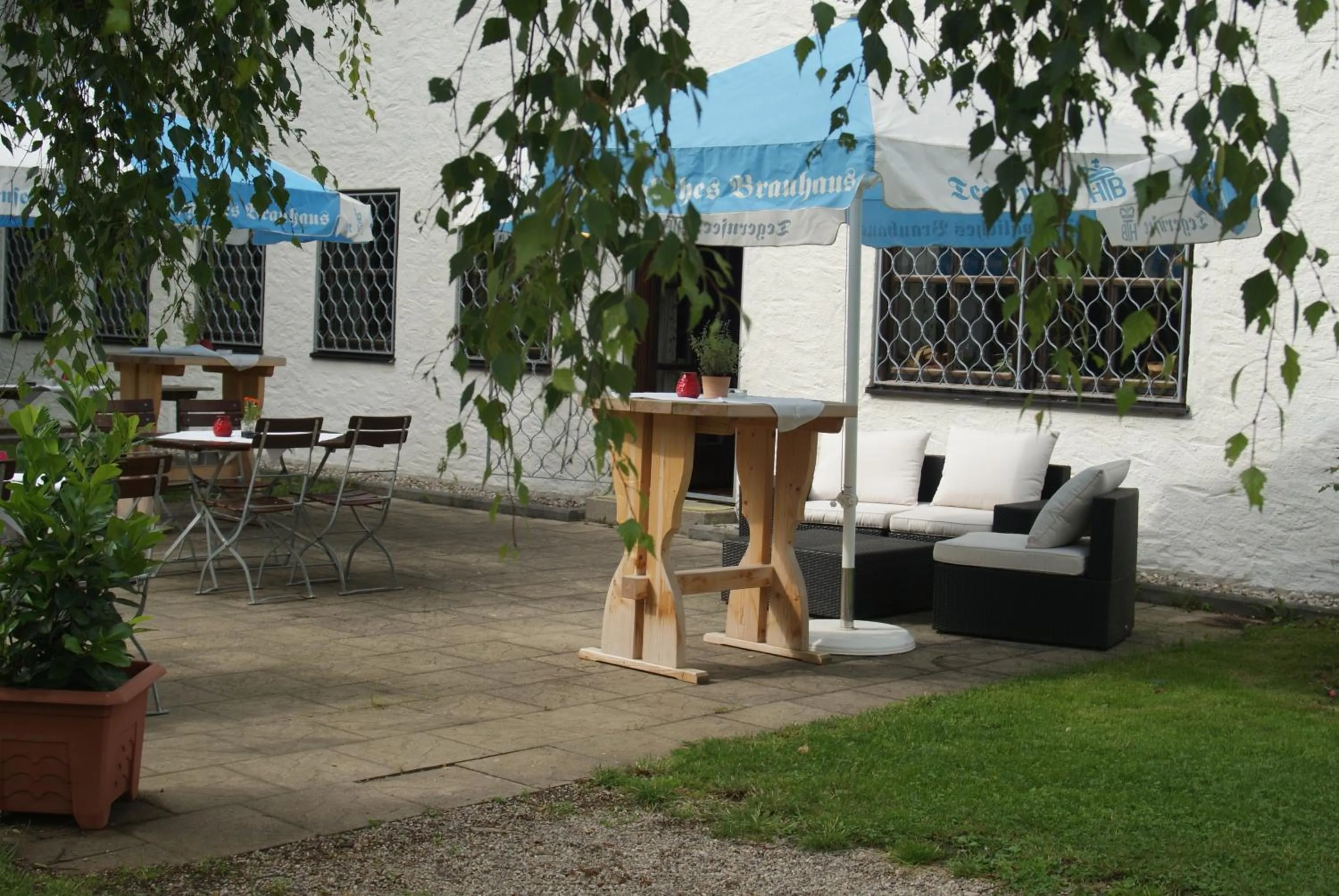 Patio in Hotel Alter Wirt