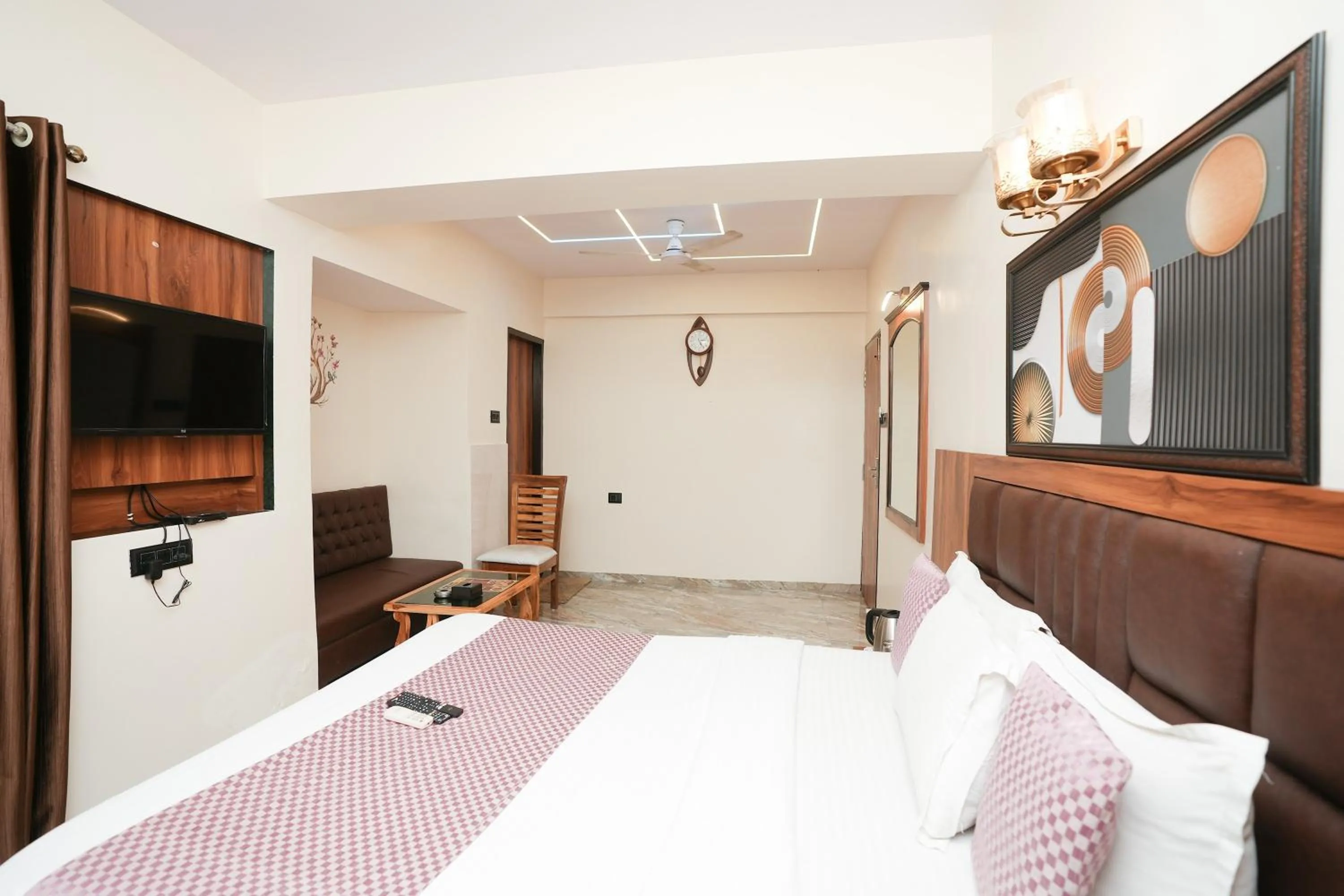 Seating area in Hotel Neelkiran