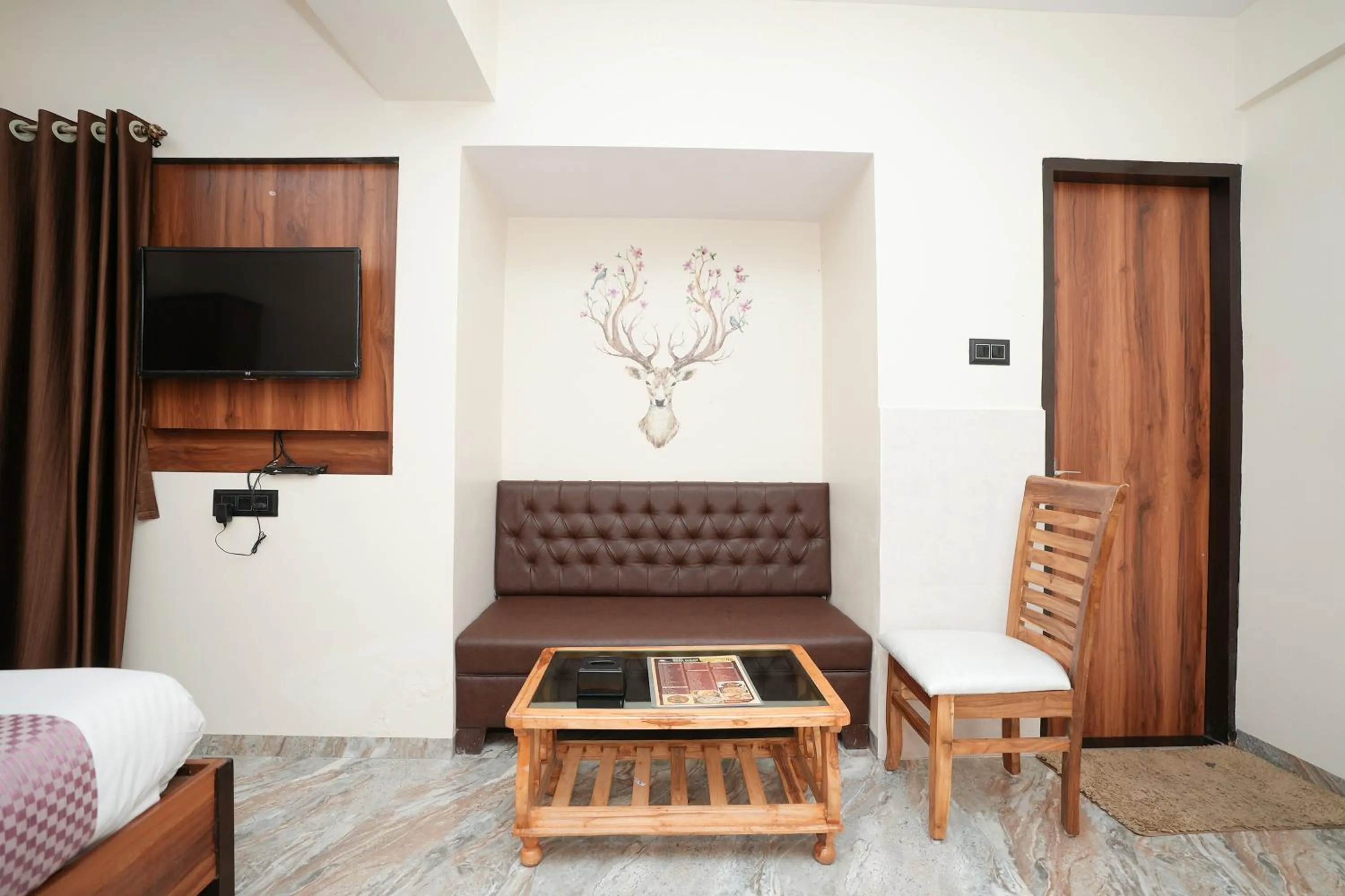 Seating area in Hotel Neelkiran