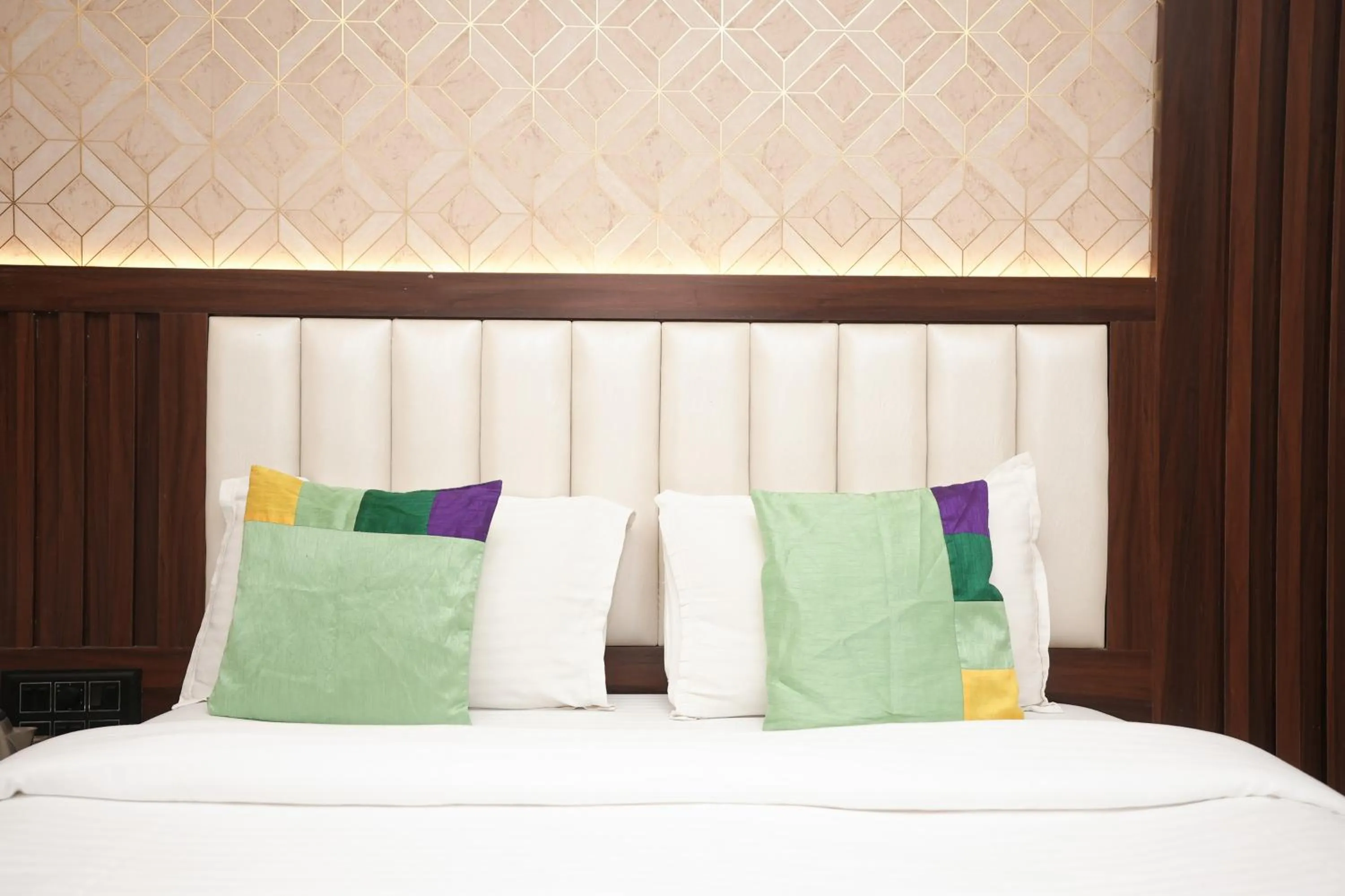 Bed in Hotel Neelkiran