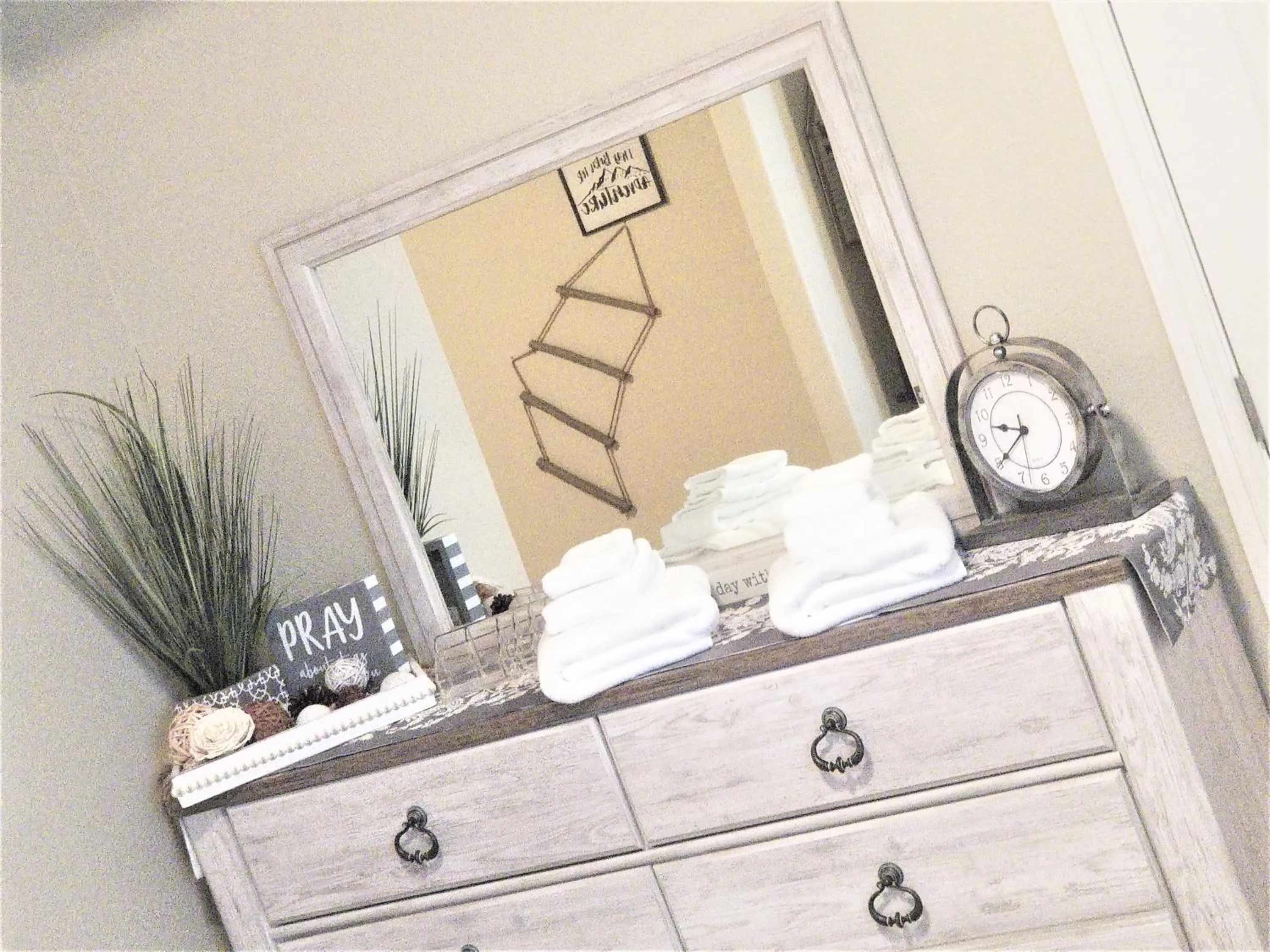 Bedroom in Peak Valley Manor, a Modern Farmhouse