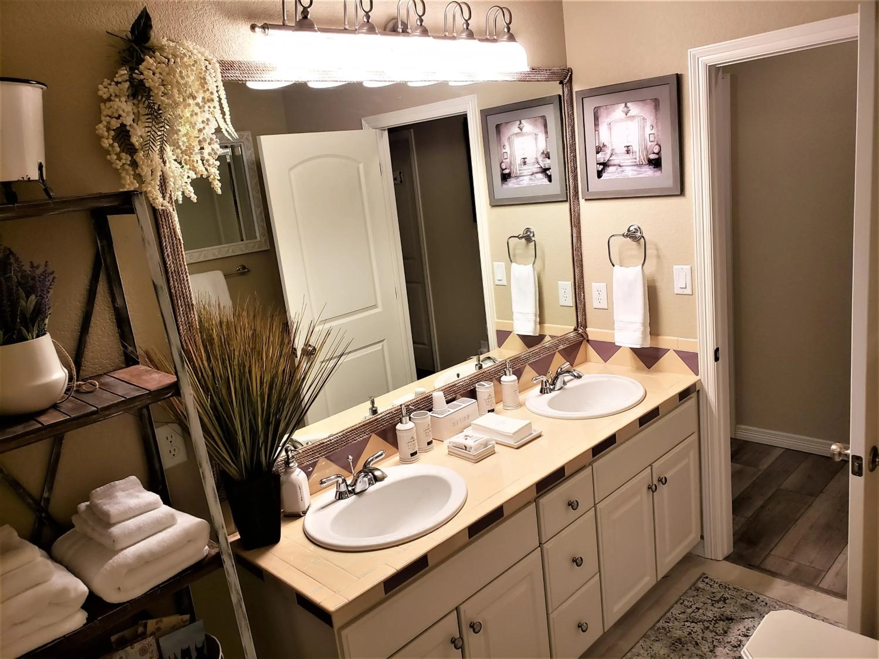 Bathroom in Peak Valley Manor, a Modern Farmhouse