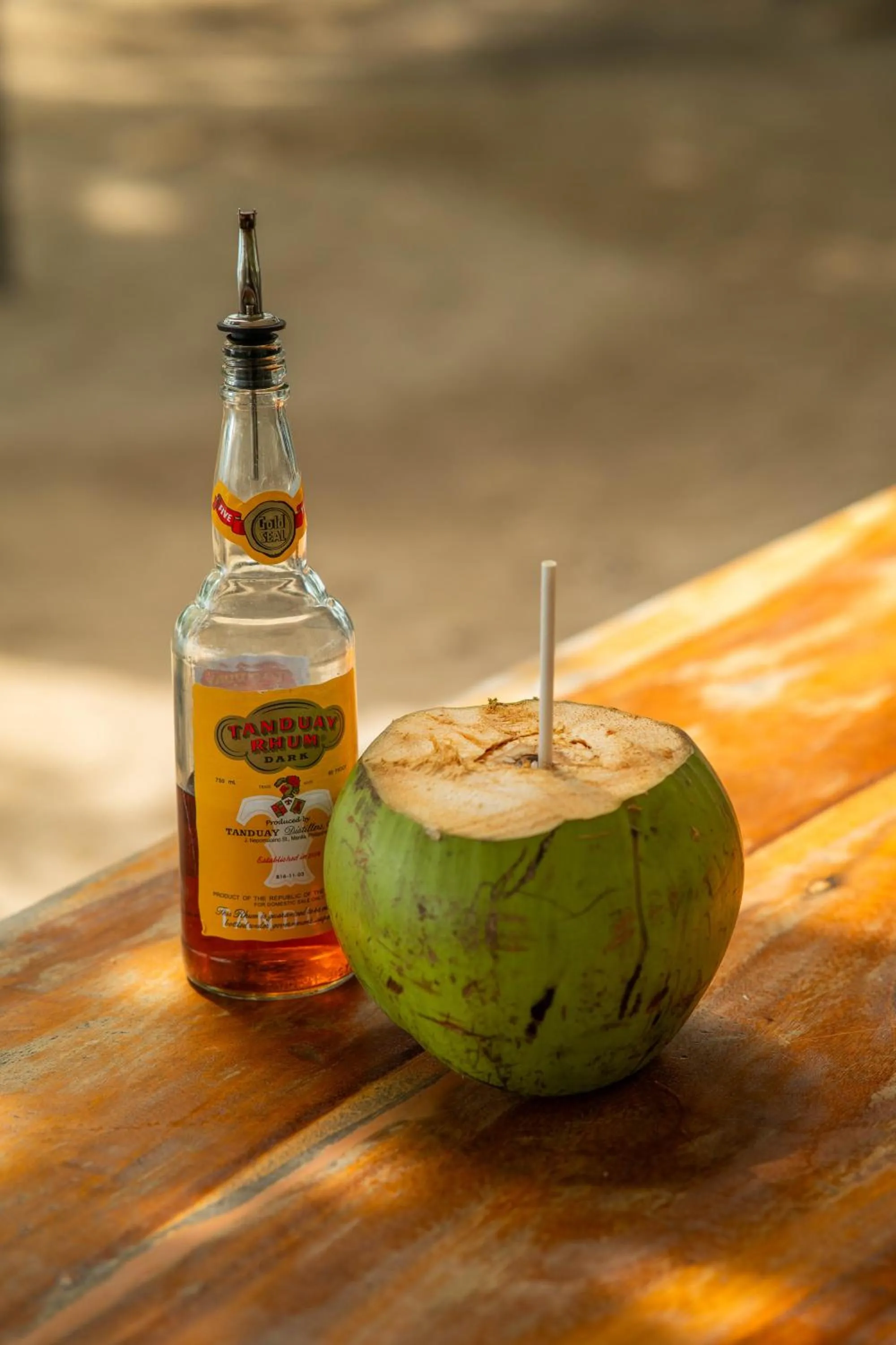 Drinks in Blanco Beach Resort Malapascua