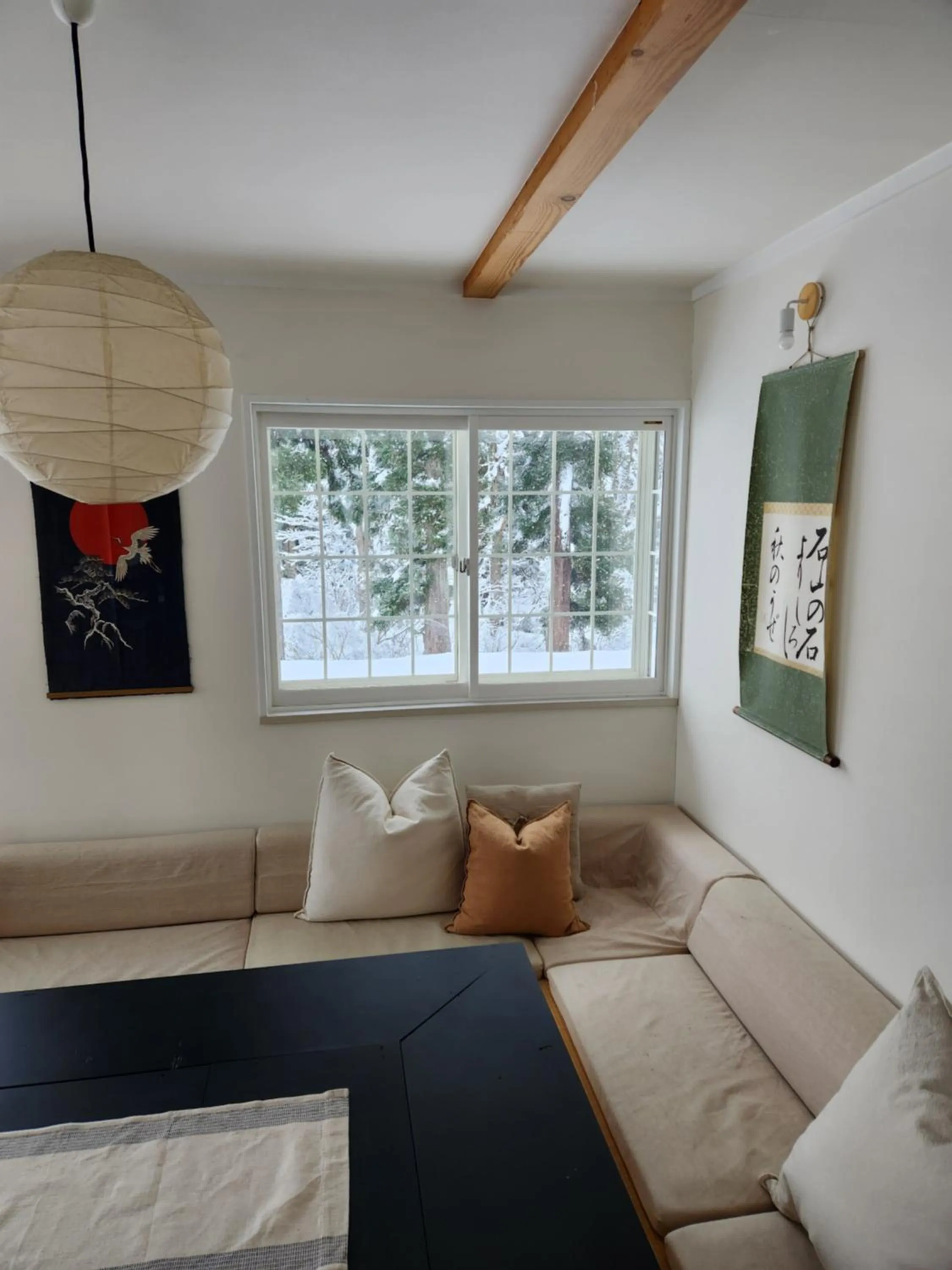 Bed in Myoko Forest Lodge