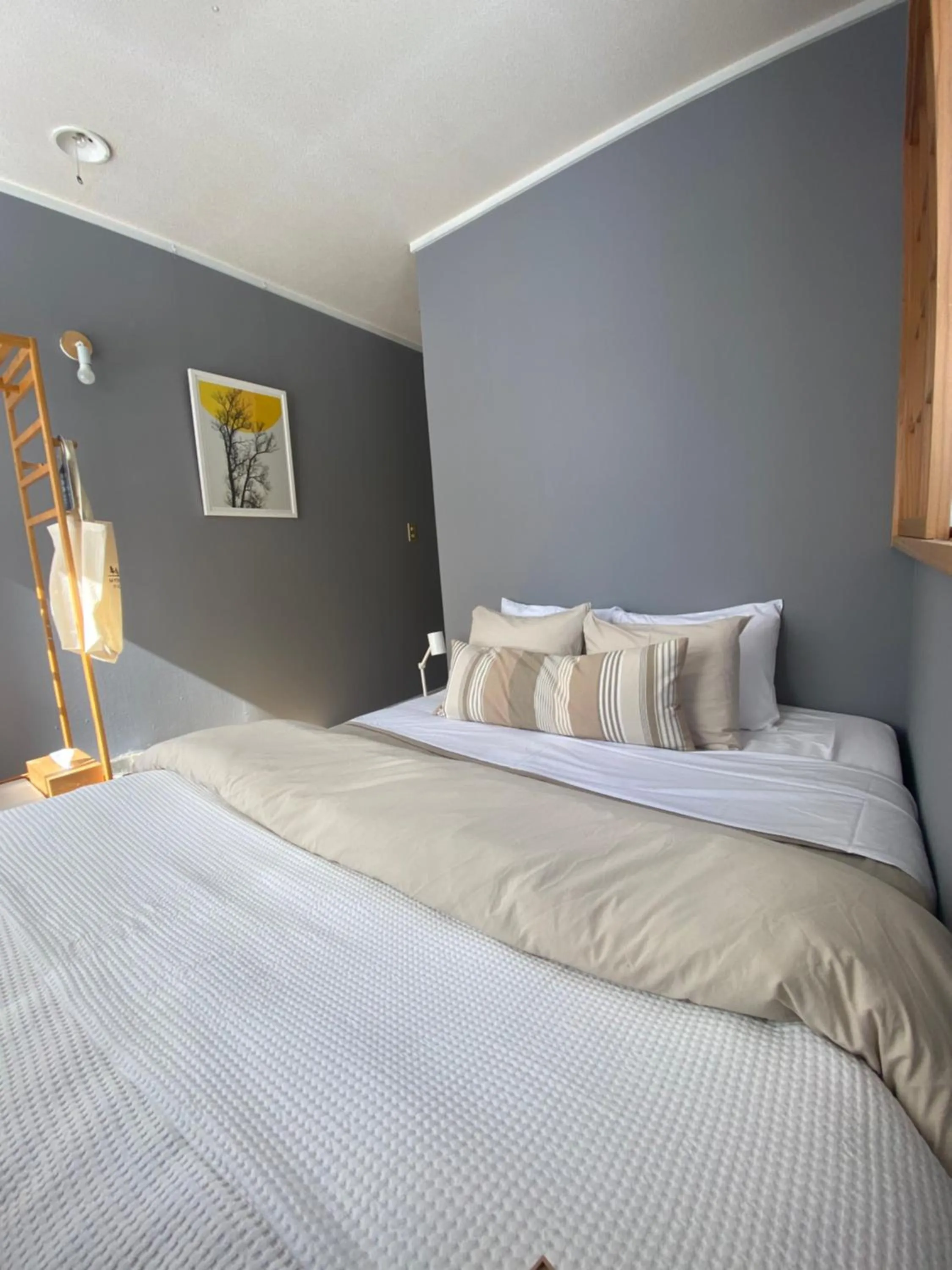 Bed in Myoko Forest Lodge