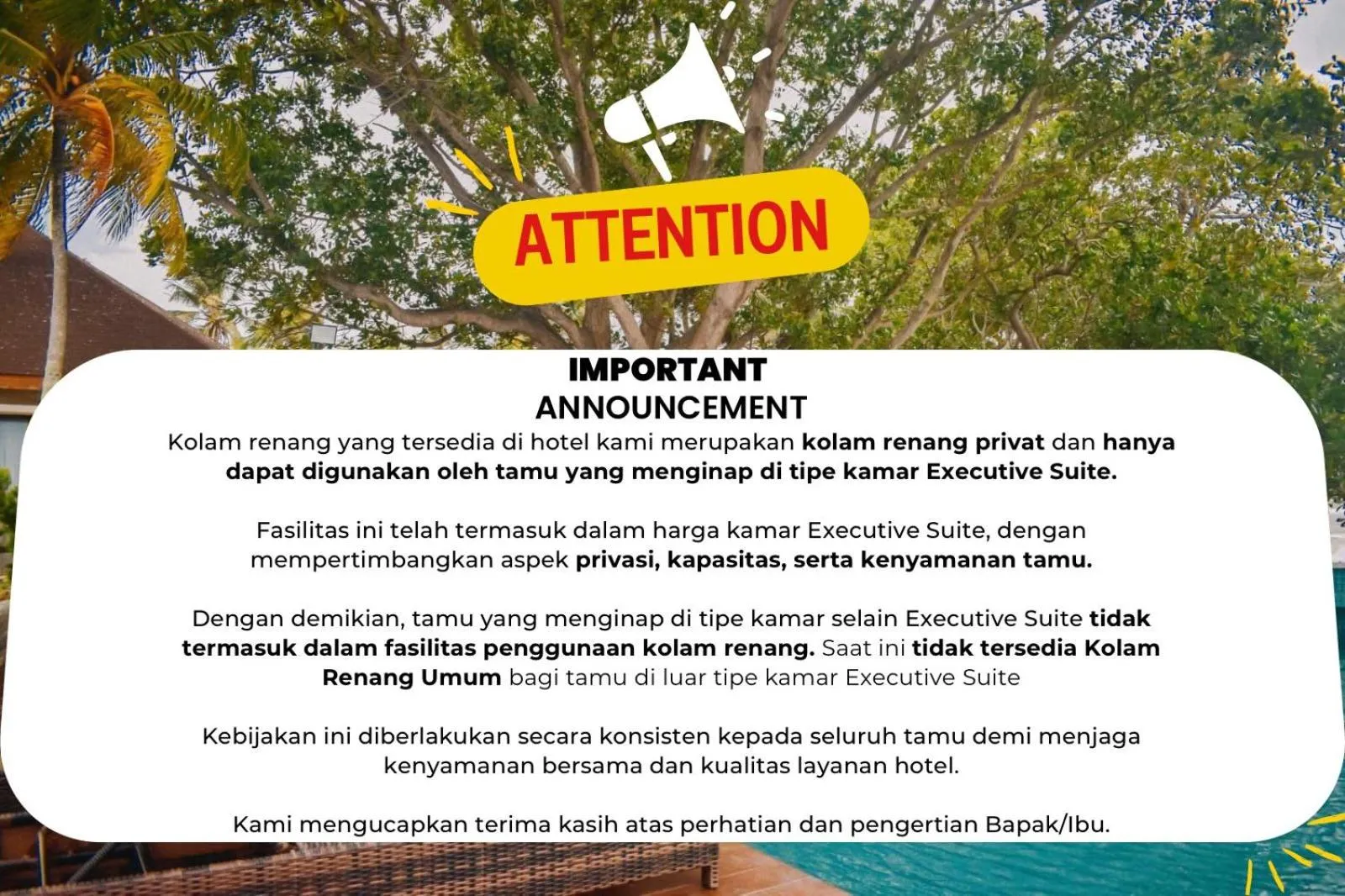 Photo of the whole room in Patra Anyer