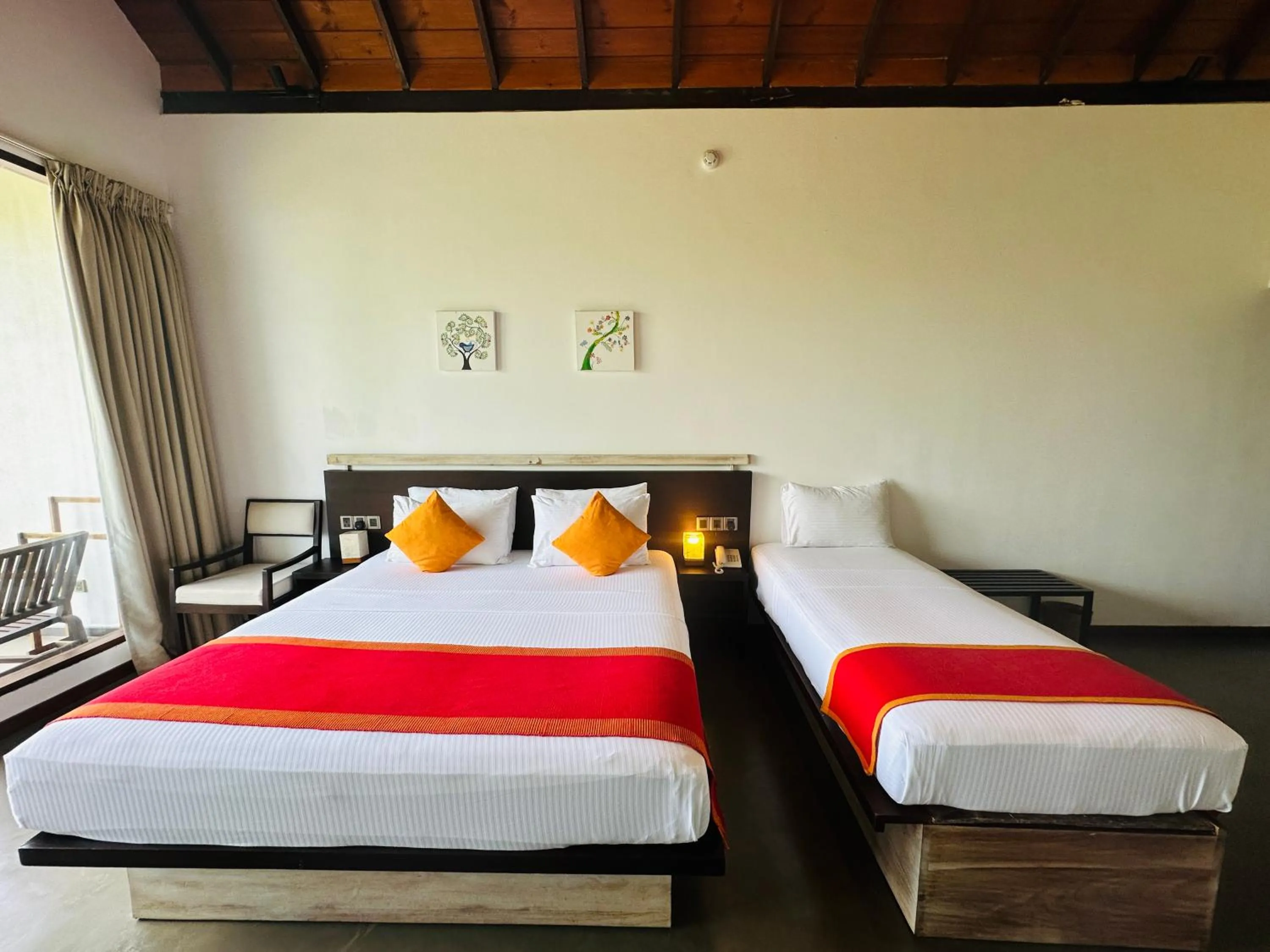 Bedroom, Bed in Moi Koggala by DBI - Free drop off to the beach
