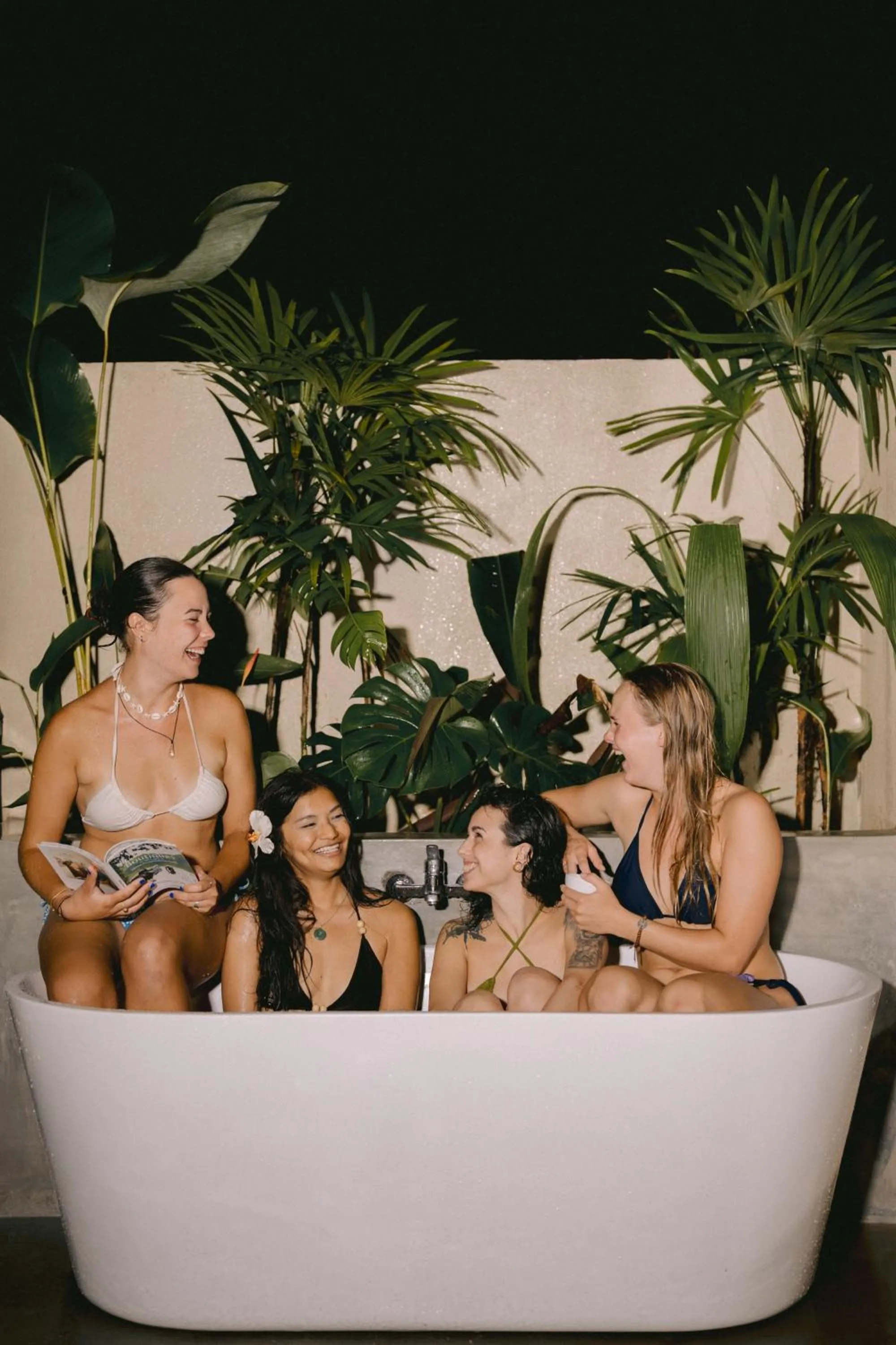 group of guests in Zen Koggala by Sugar Coliving