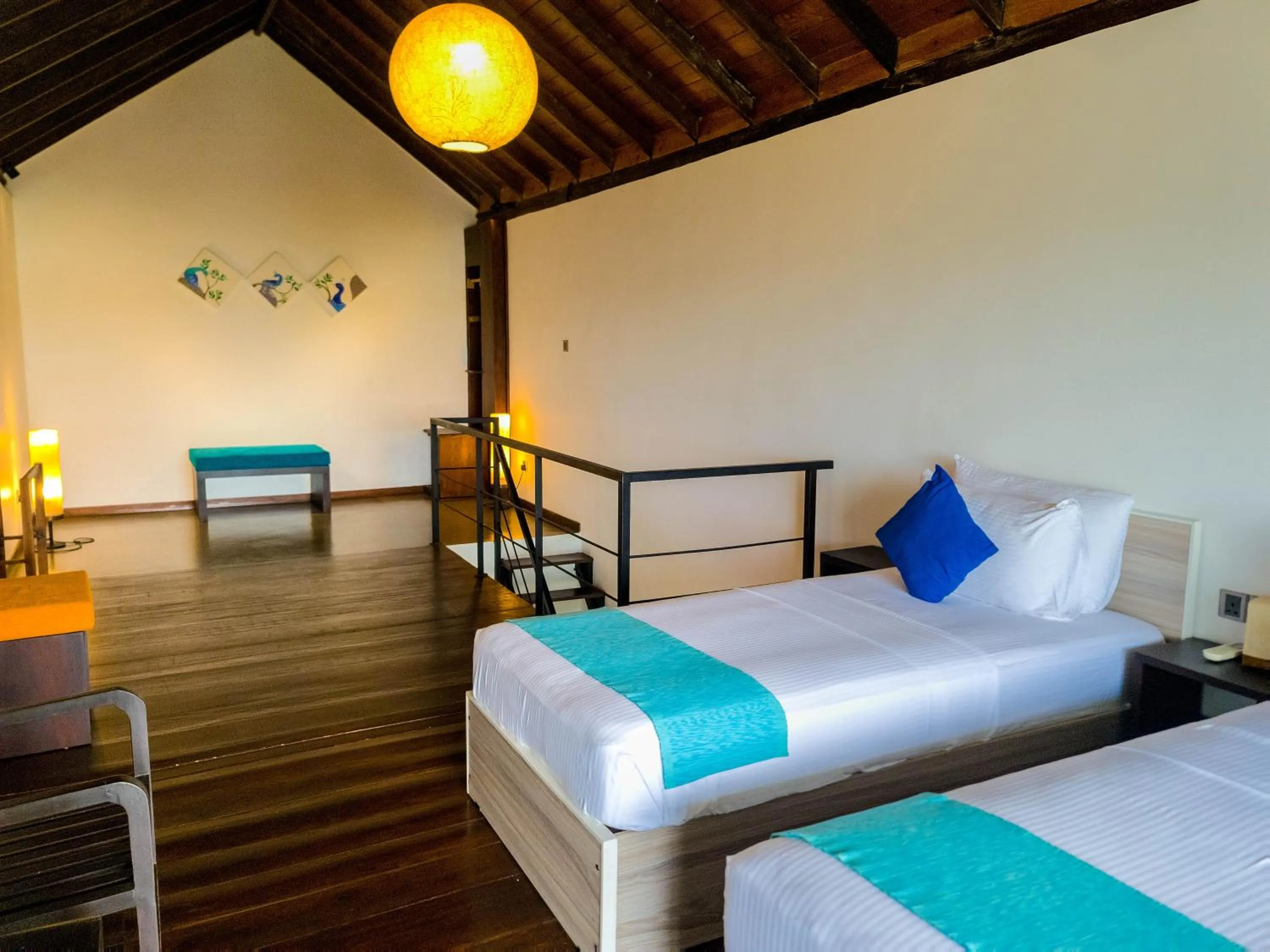 Bedroom, Bed in Moi Koggala by DBI - Free drop off to the beach