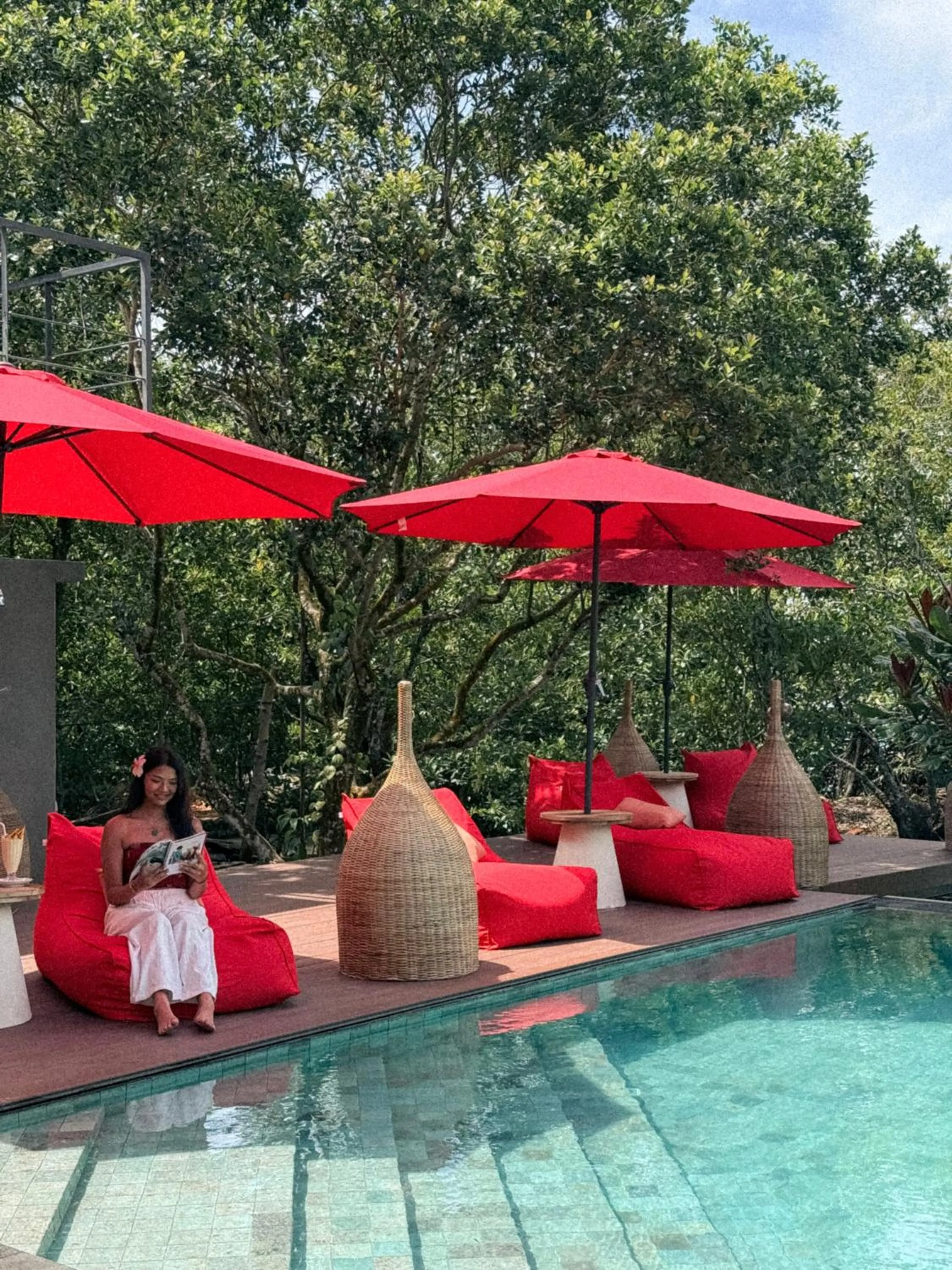 Pool view in Zen Koggala by Sugar Coliving