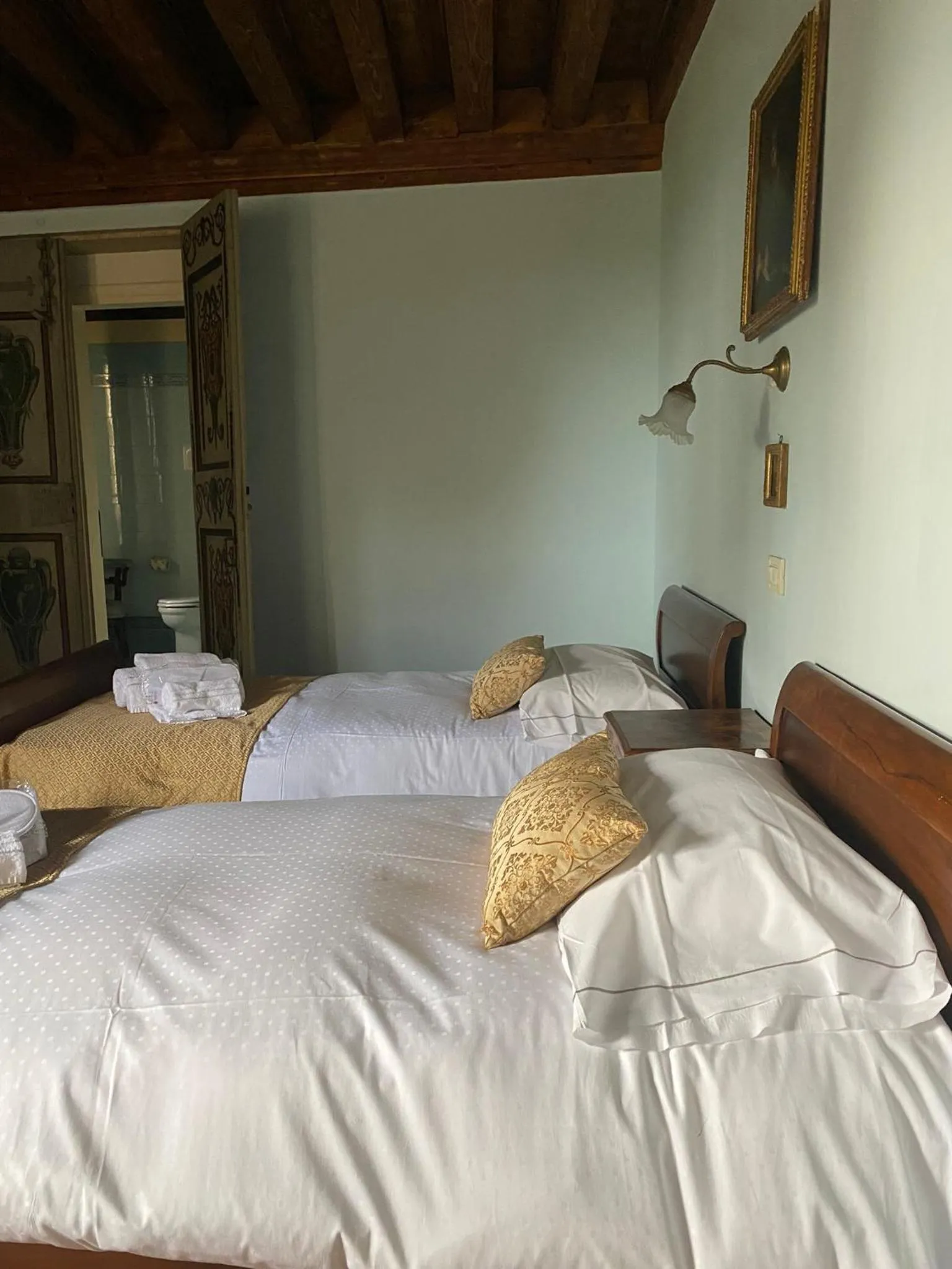 Bedroom, Bed in Villa Stecchini