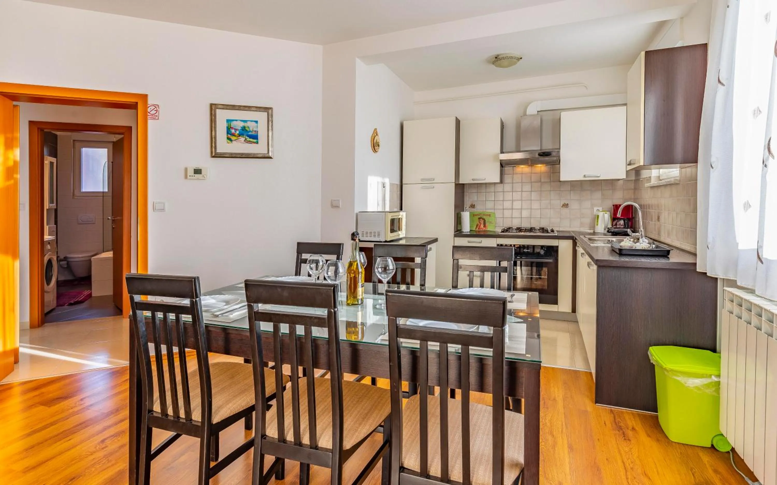 Kitchen or kitchenette in Istriensonne - Apartments Veruda mit Grillterrasse