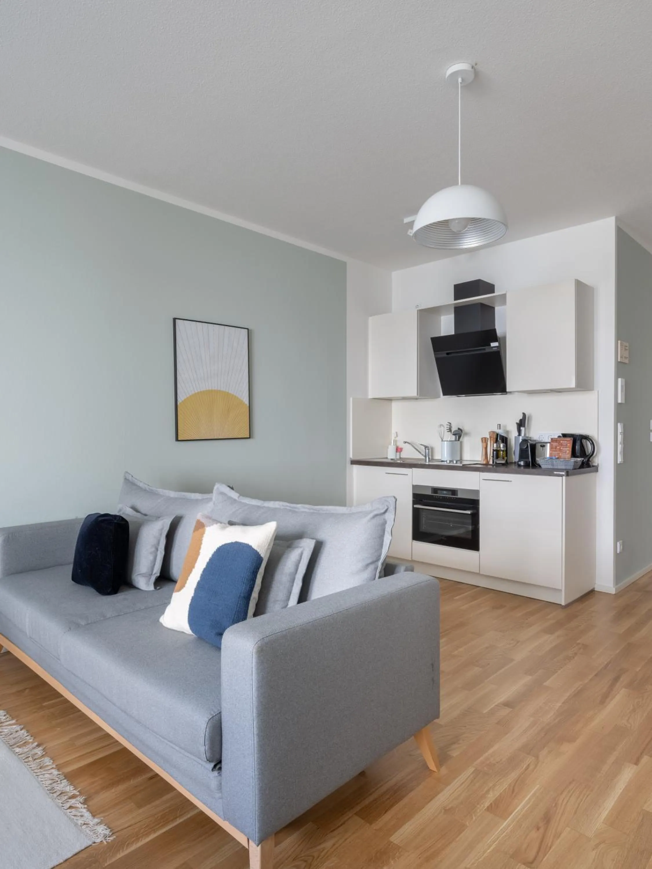 Kitchen or kitchenette in Limehome Trier Nikolaus-Leis-Straße