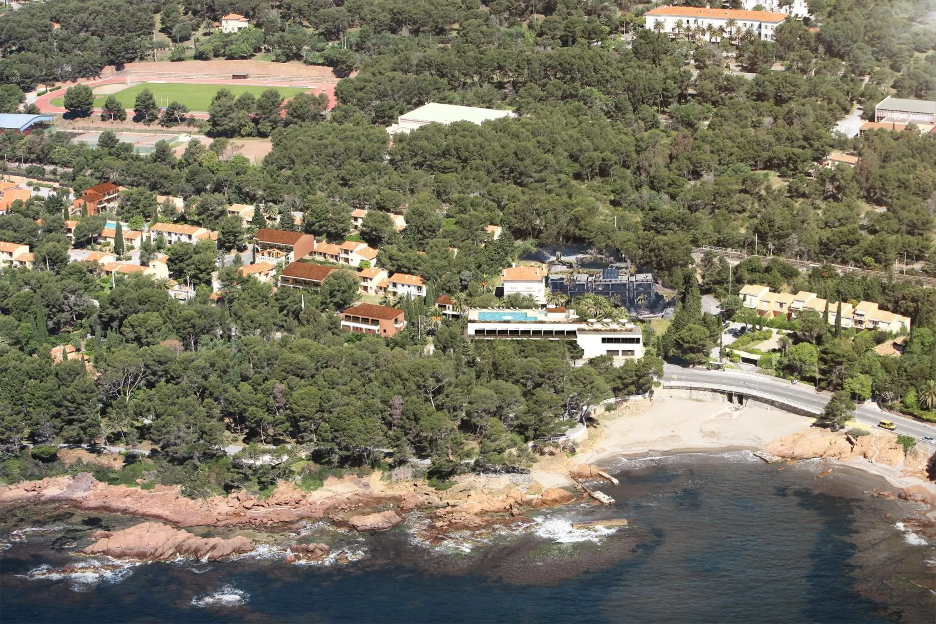 Bird's eye view in SOWELL HOTELS La Plage Bird's eye view in SOWELL HOTELS La Plage