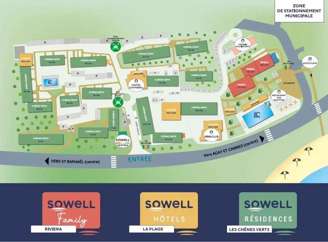 Twin Room in SOWELL HOTELS La Plage Twin Room in SOWELL HOTELS La Plage