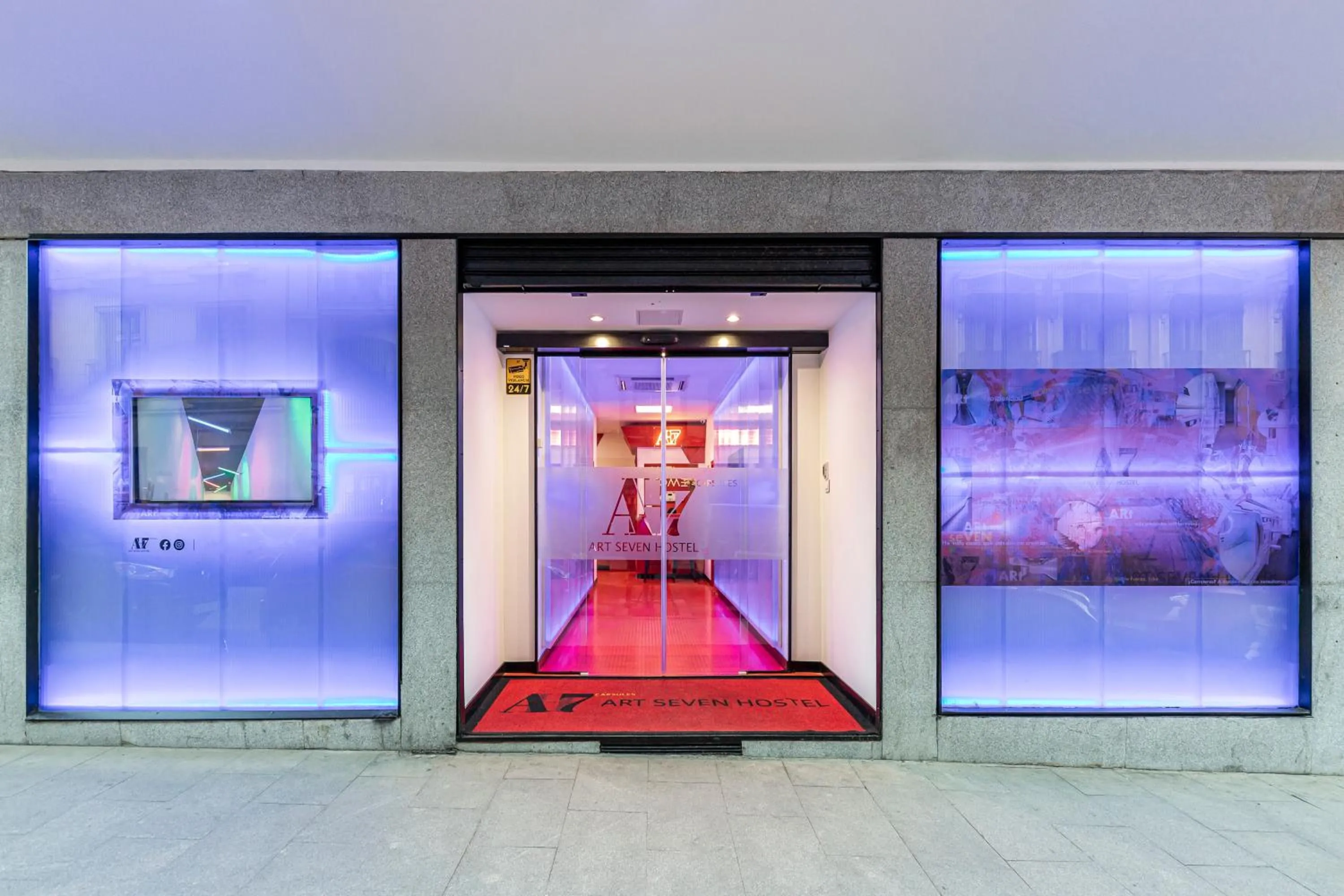 Property building in Art Seven Hostel Capsules