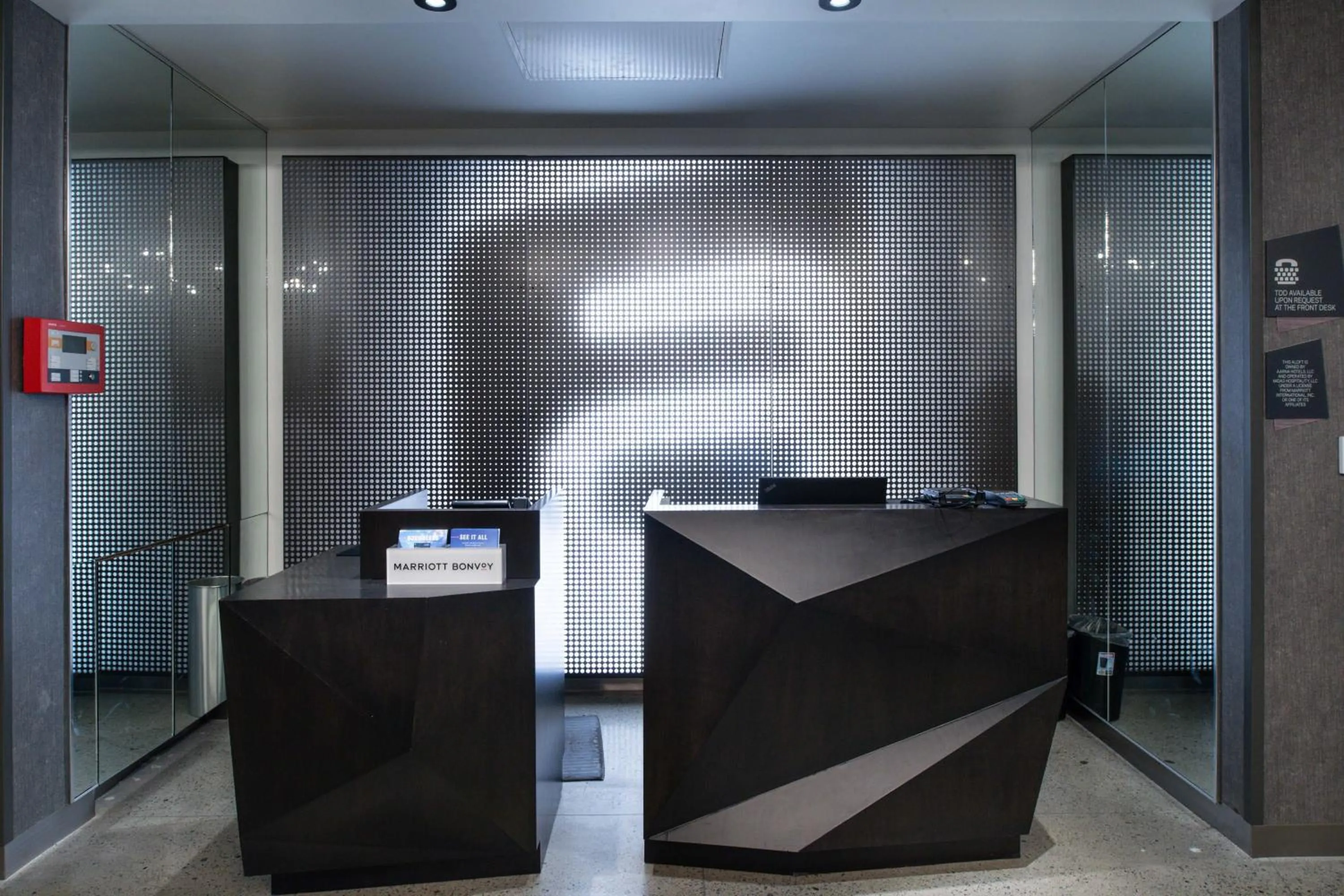 Lobby or reception in Aloft Charlotte Airport