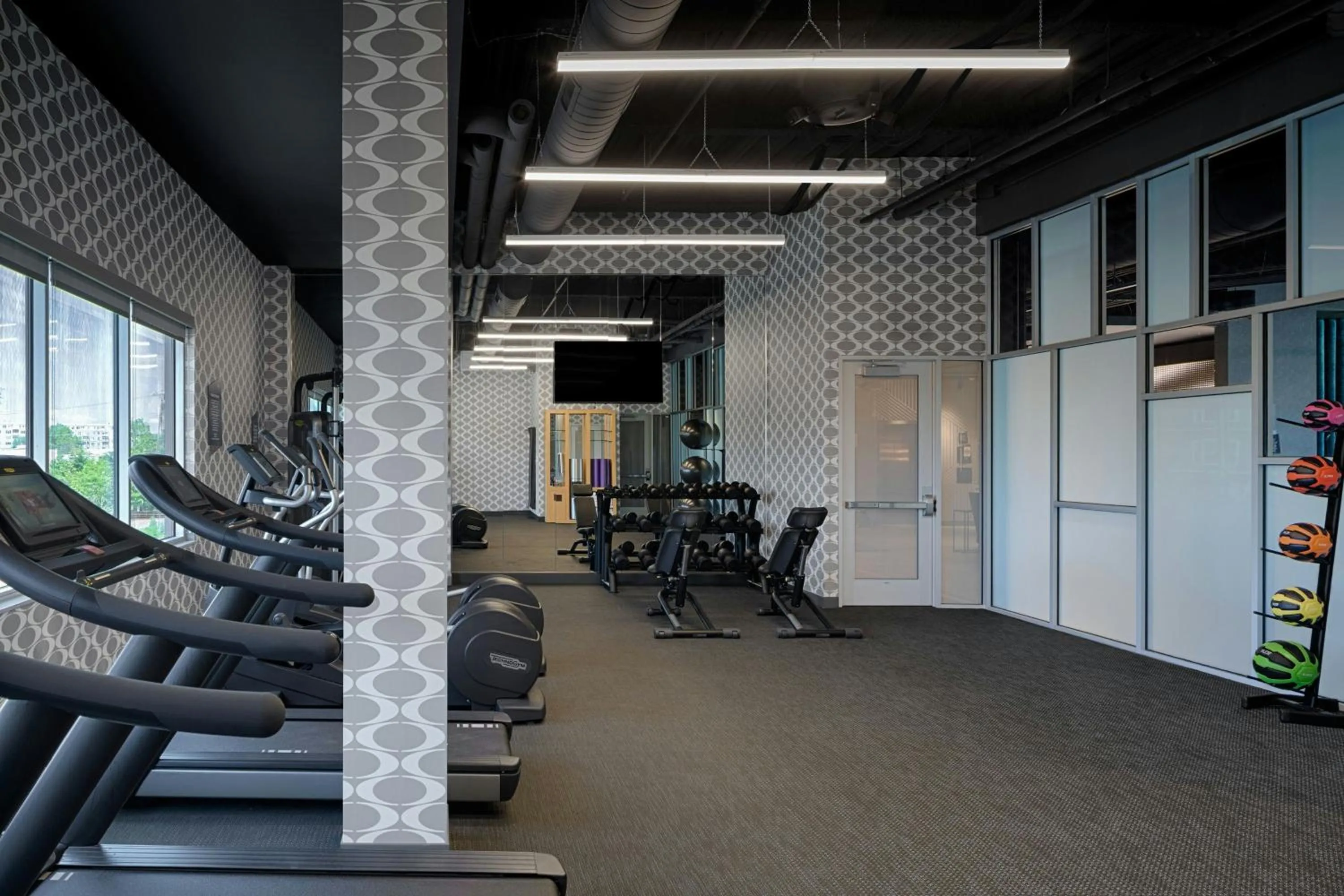 Fitness centre/facilities in Aloft Columbus