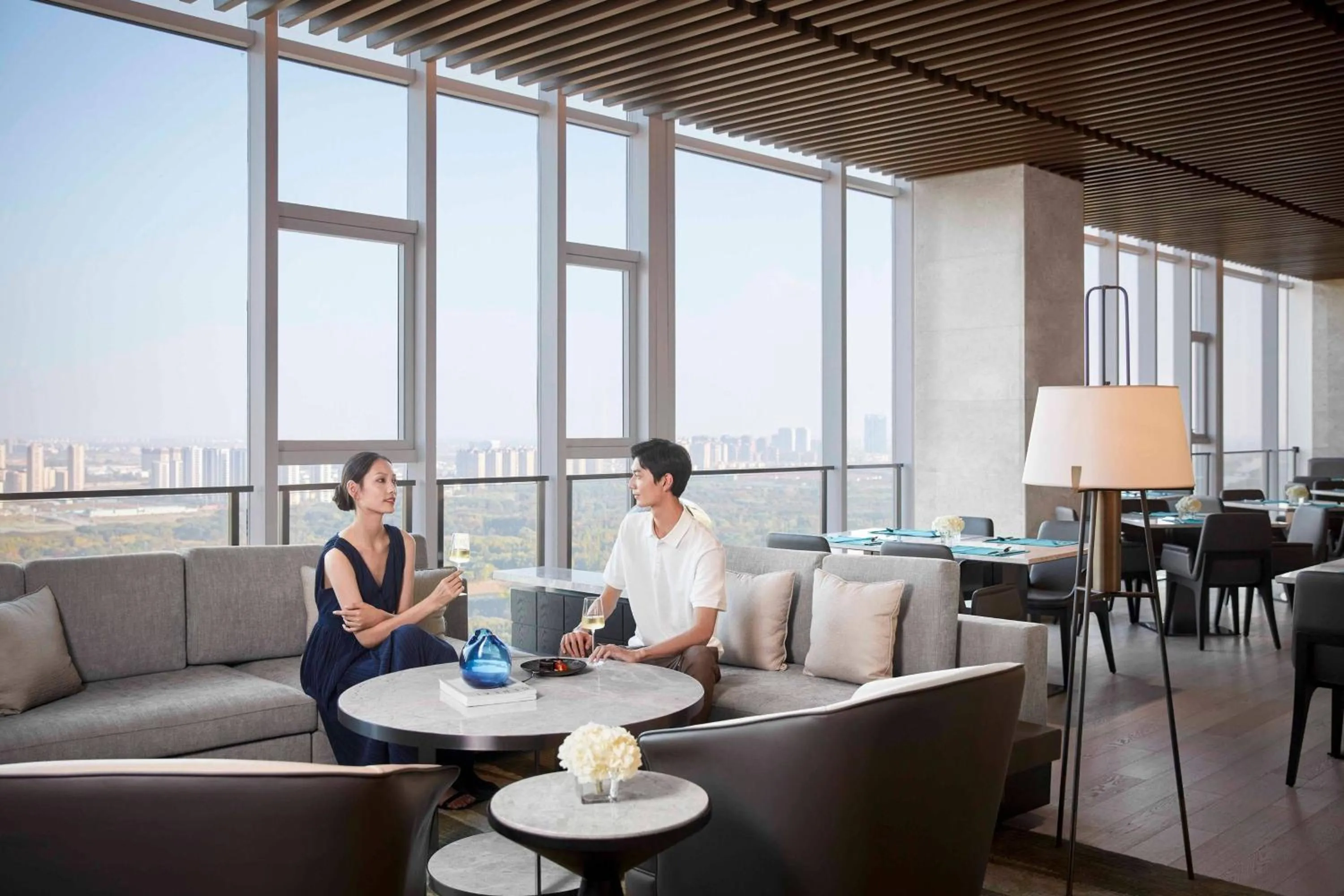 Lounge or bar in Jiaxing Marriott Hotel