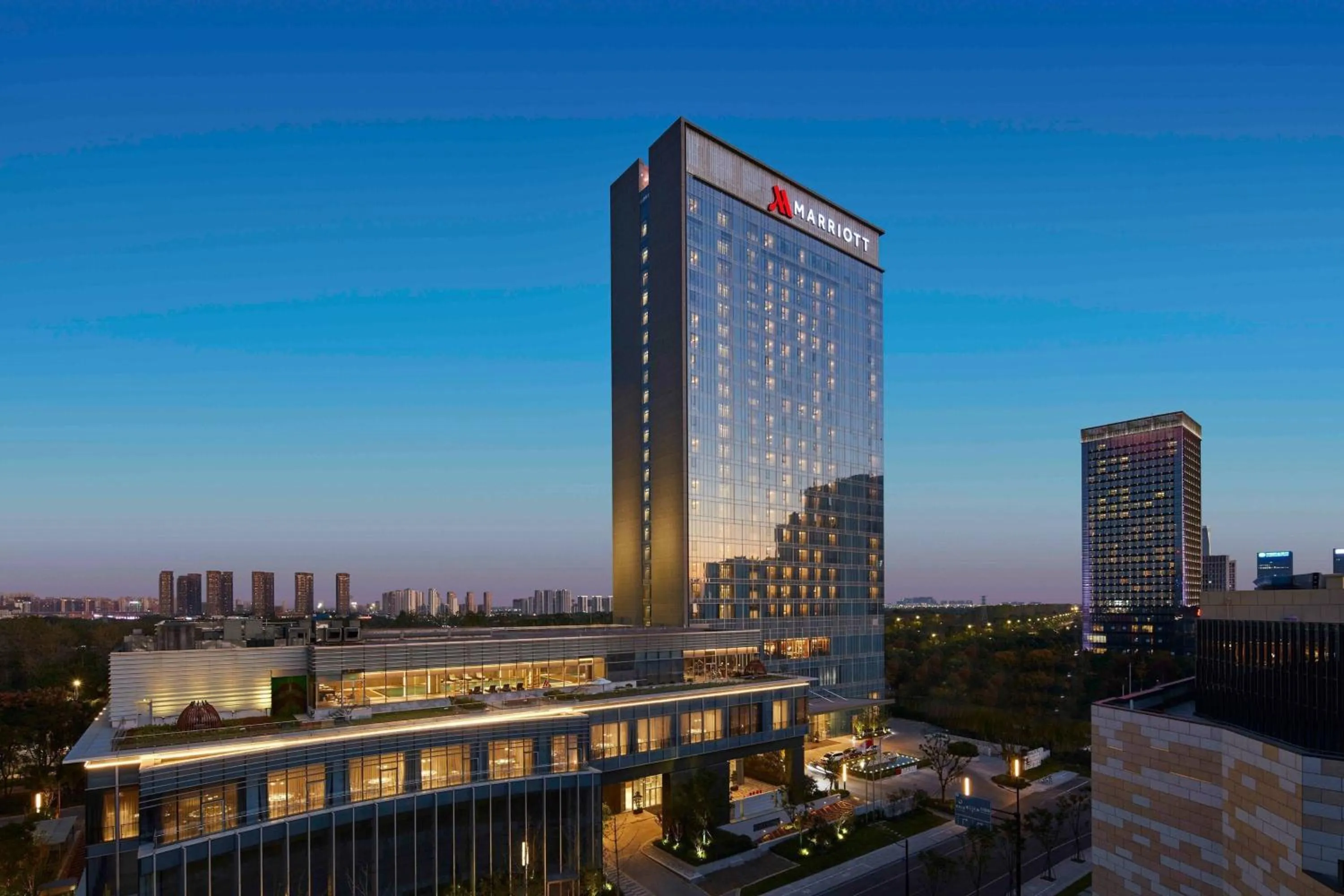 Property building in Jiaxing Marriott Hotel