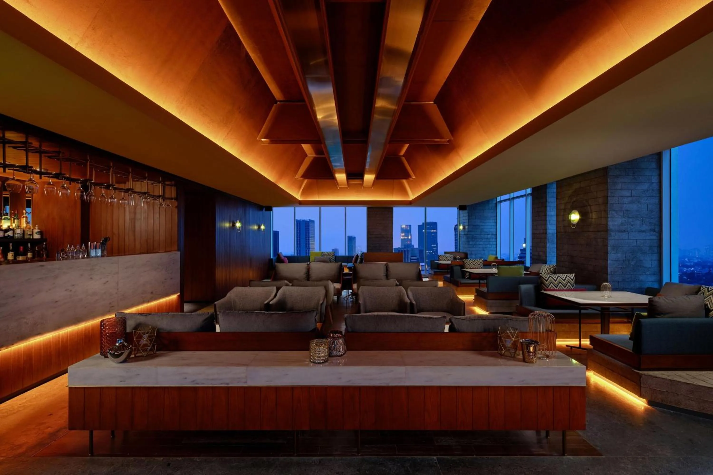 Lounge or bar in Aloft South Jakarta