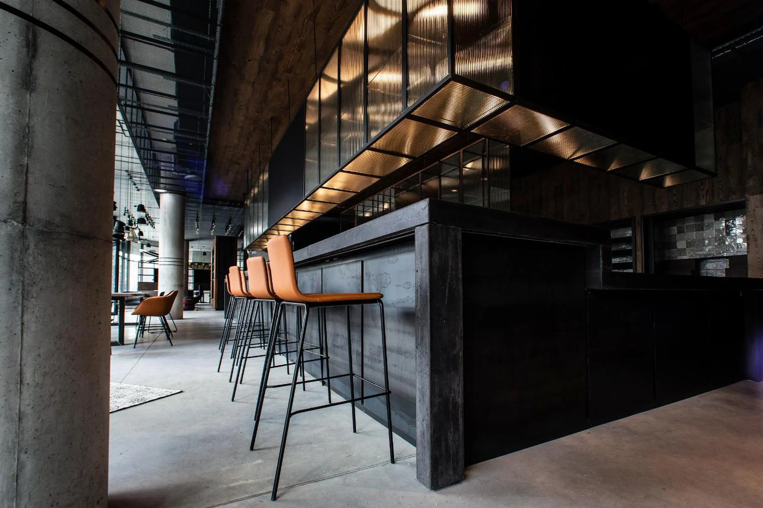 Lounge or bar in Moxy Kaunas Center