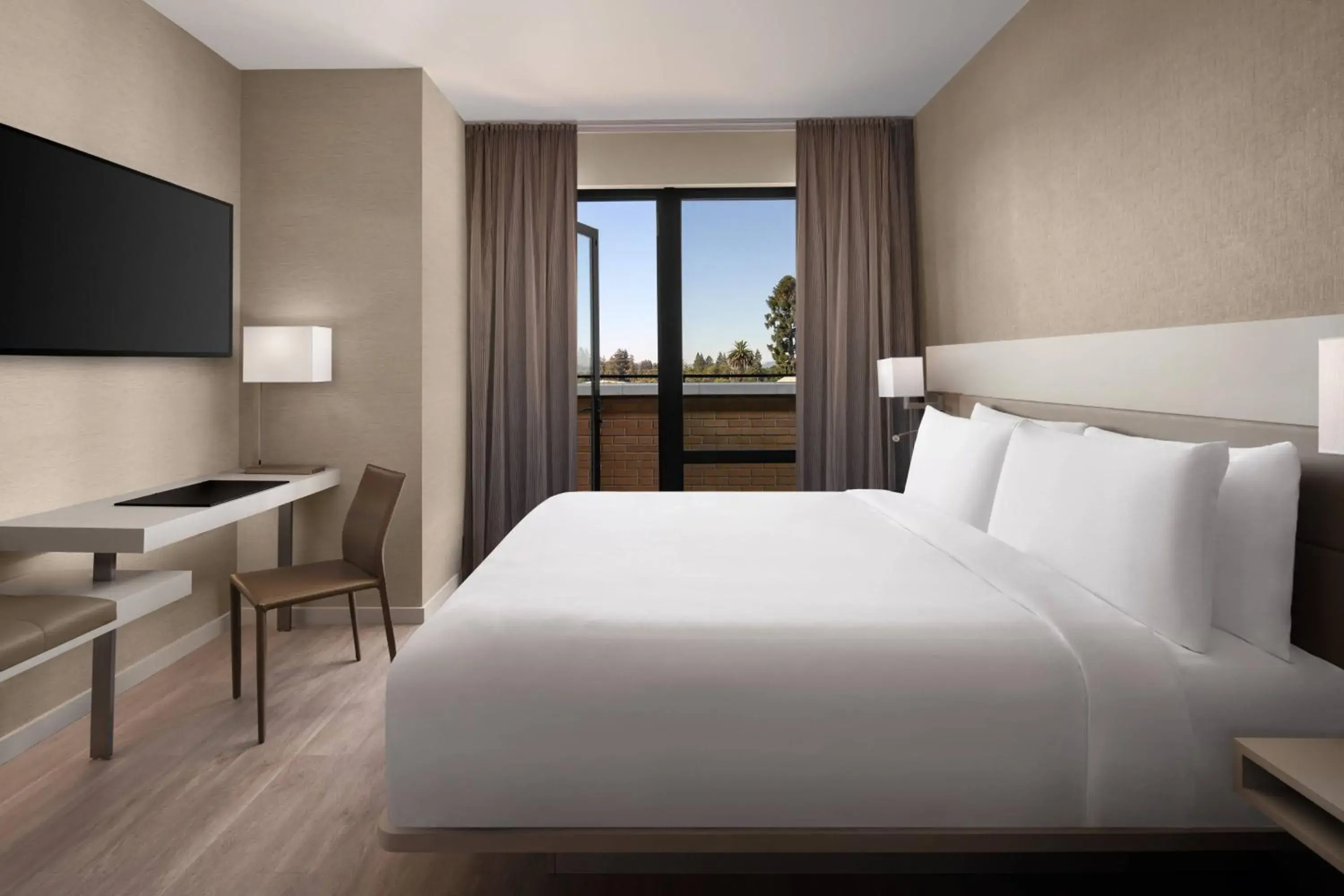 Guest room, 1 King, Balcony in AC Hotel by Marriott Santa Rosa Sonoma Wine Country Guest room, 1 King, Balcony in AC Hotel by Marriott Santa Rosa Sonoma Wine Country