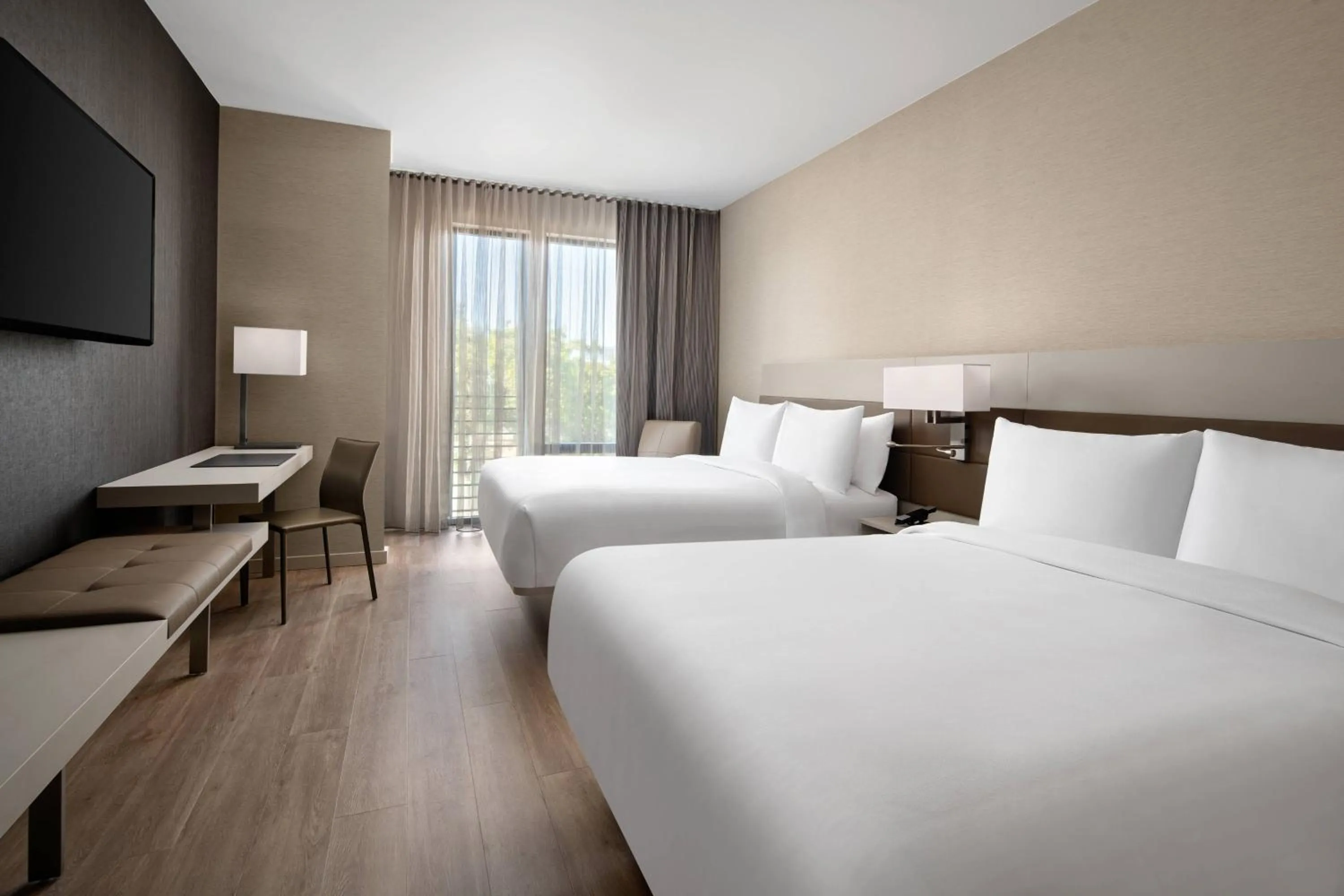 Photo of the whole room, Bed in AC Hotel by Marriott Santa Rosa Sonoma Wine Country