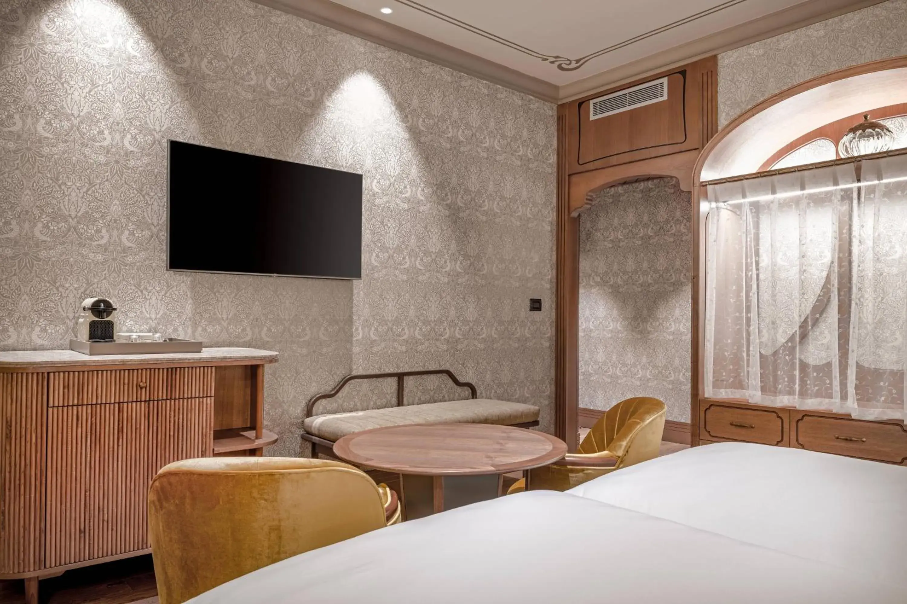 Photo of the whole room, Bed in Palacio Santa Clara, Autograph Collection Photo of the whole room, Bed in Palacio Santa Clara, Autograph Collection