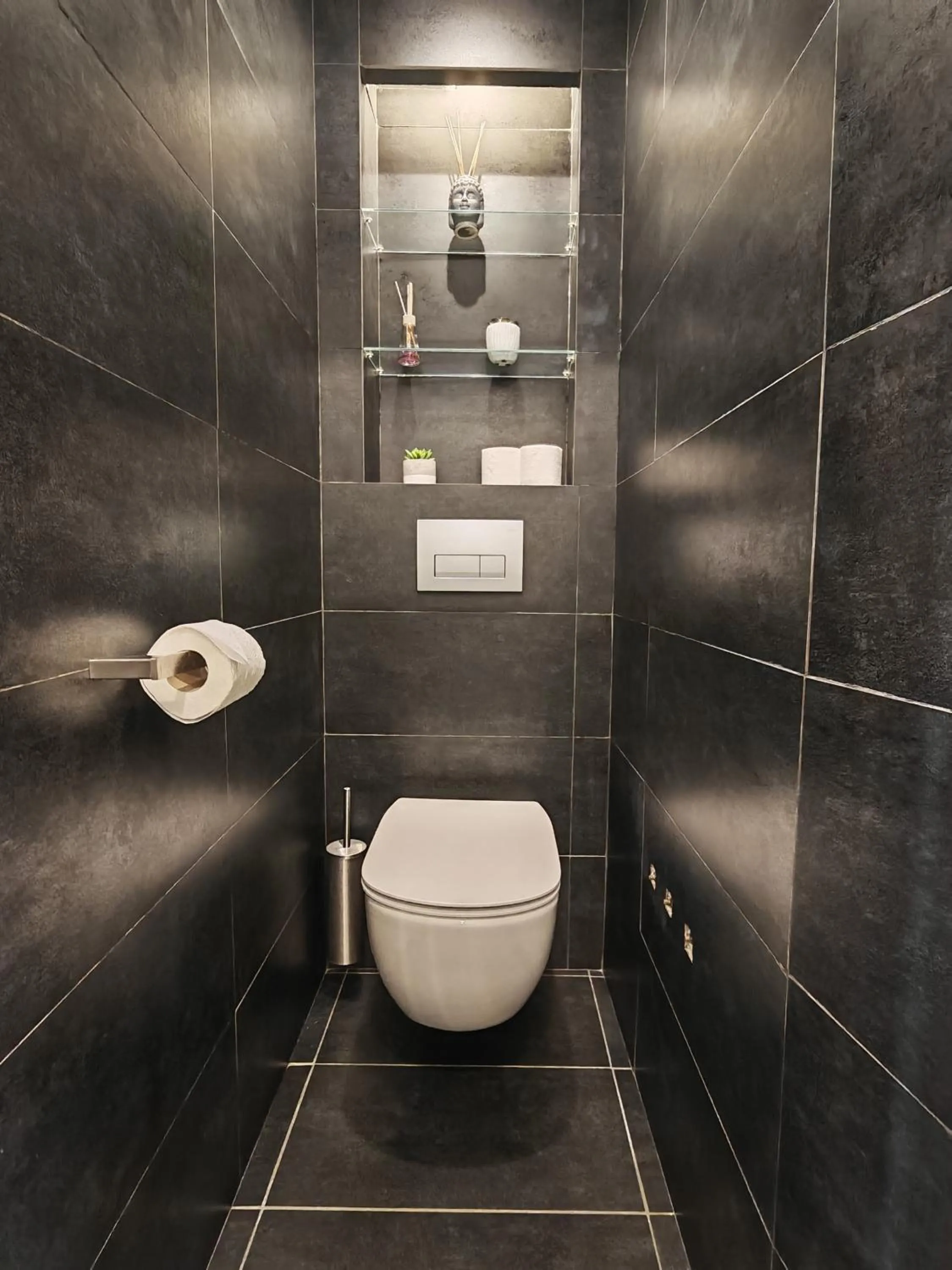 Toilet in Magnifique appartement le Cannet,Cannes, Parking, Wifi