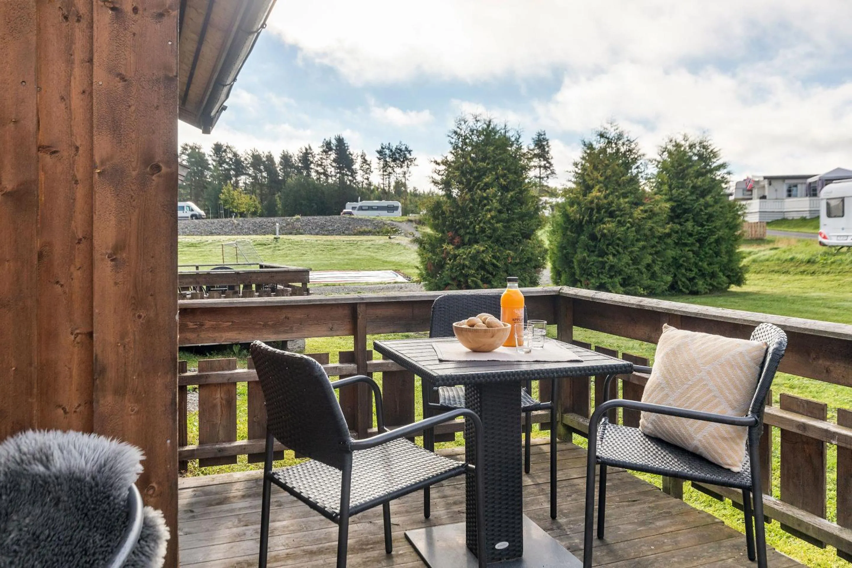 Balcony/Terrace in Topcamp Mjøsa - Brumunddal