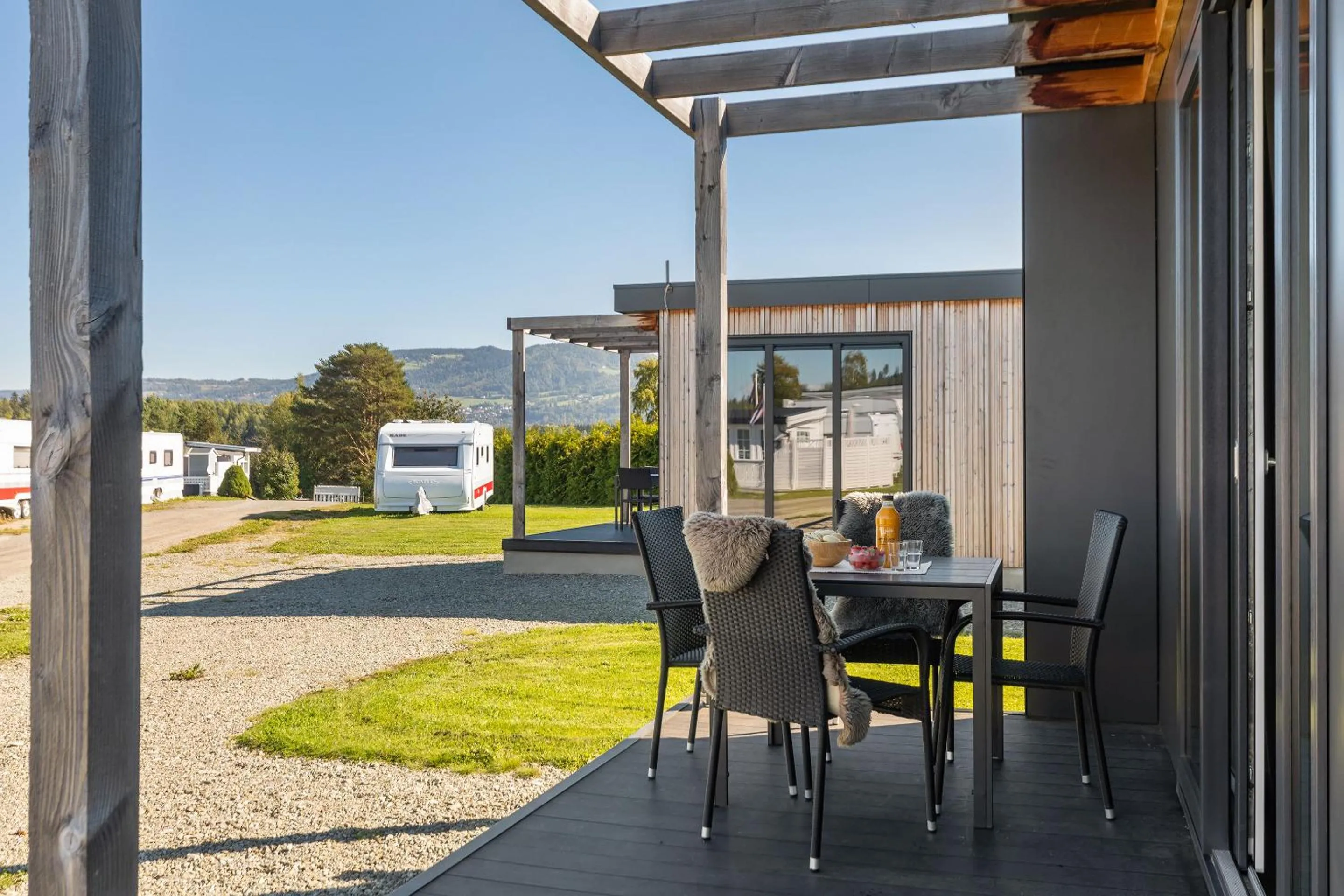 Balcony/Terrace in Topcamp Mjøsa - Brumunddal