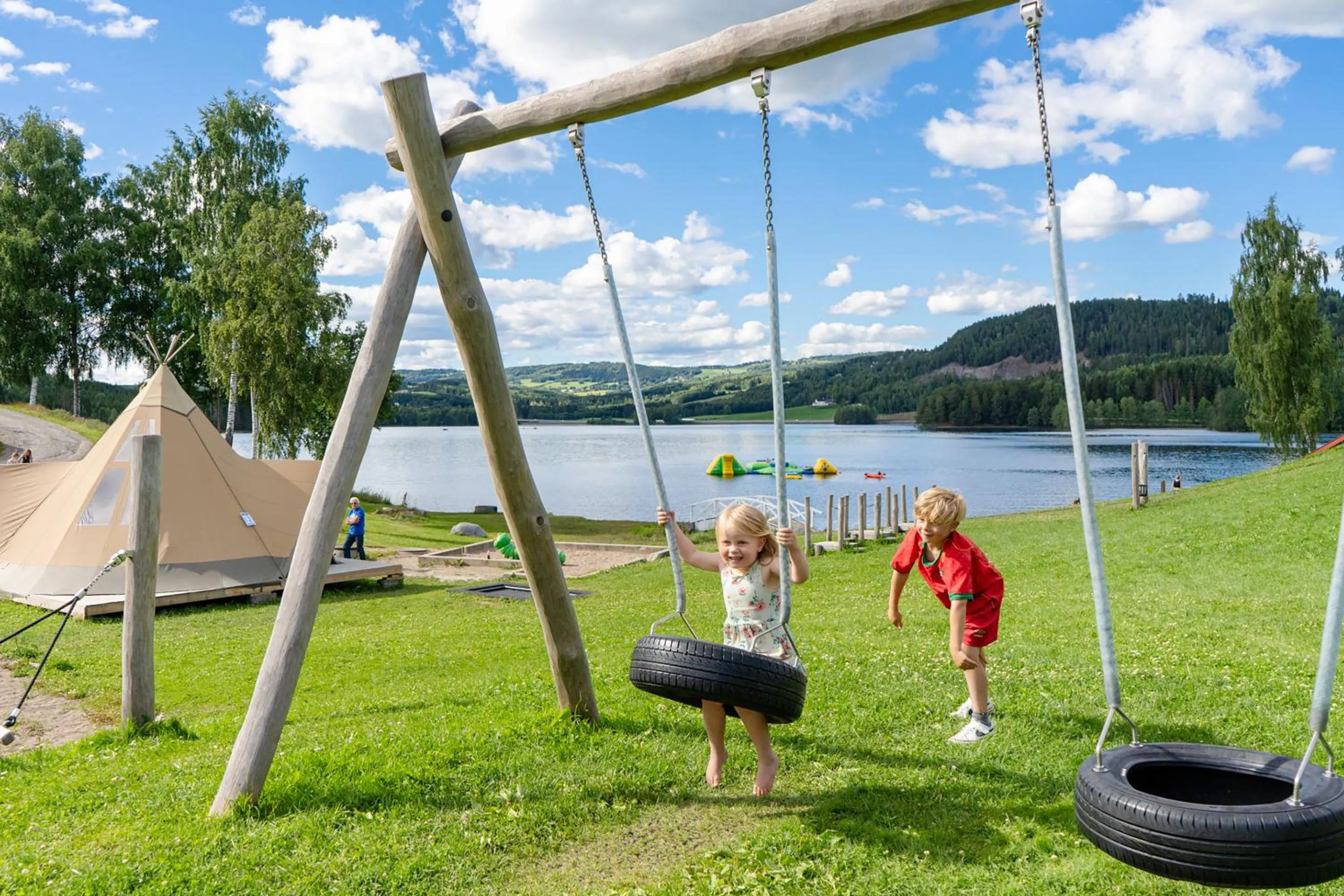 Children play ground in Topcamp Mjøsa - Brumunddal