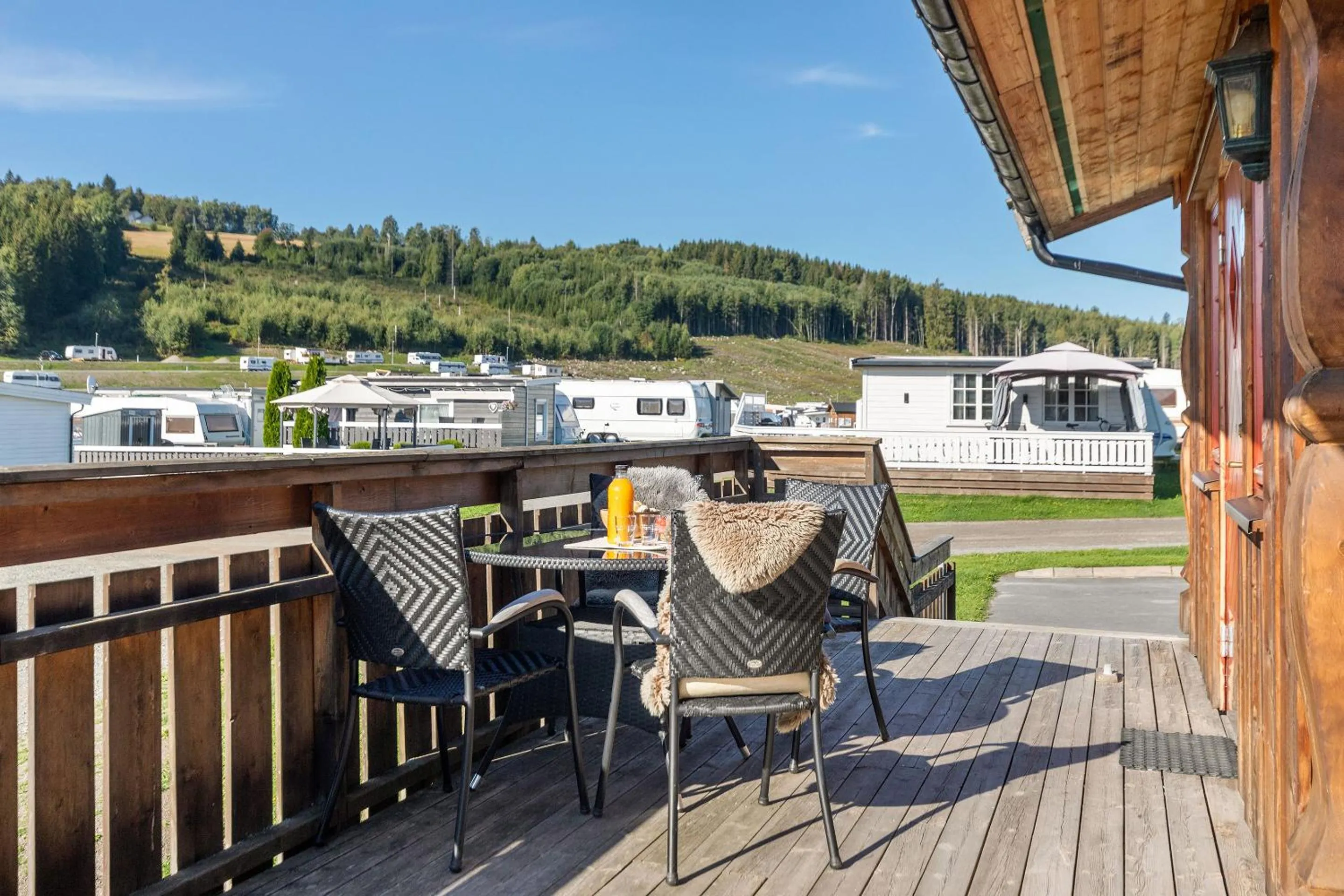 Balcony/Terrace in Topcamp Mjøsa - Brumunddal