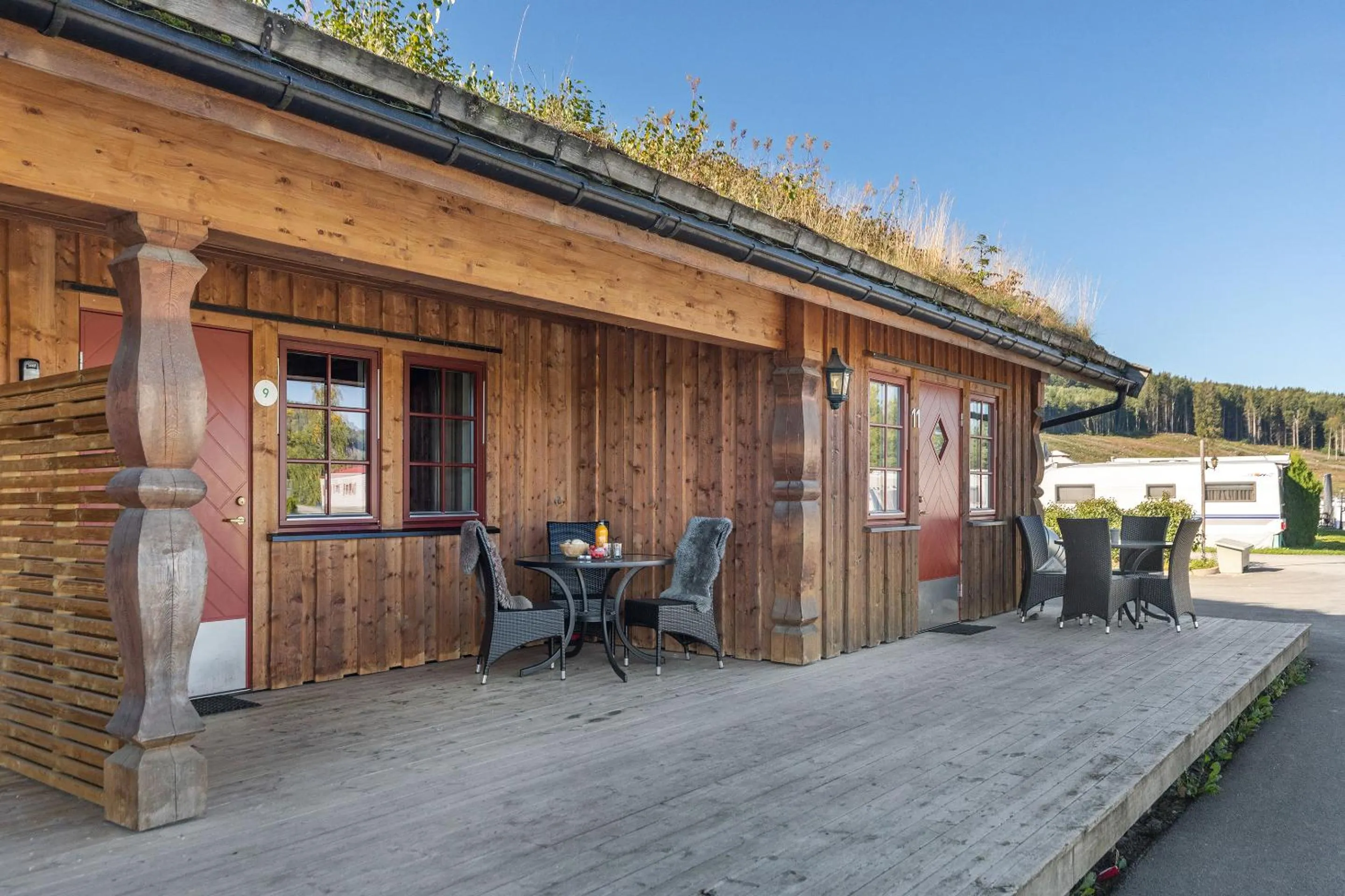 Balcony/Terrace in Topcamp Mjøsa - Brumunddal